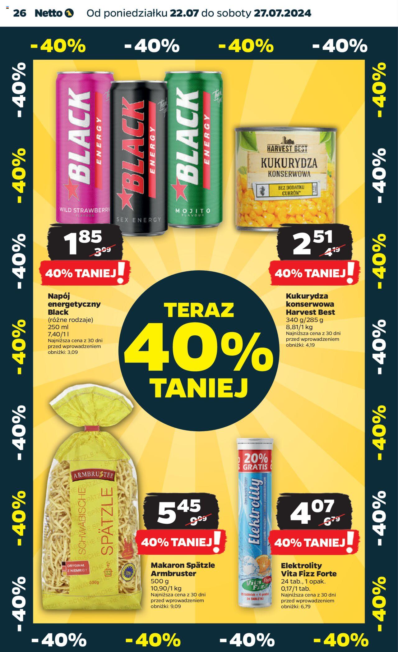 NETTO Gazetka ważna od 22.07.2024 do 27.07.2024 strona 26