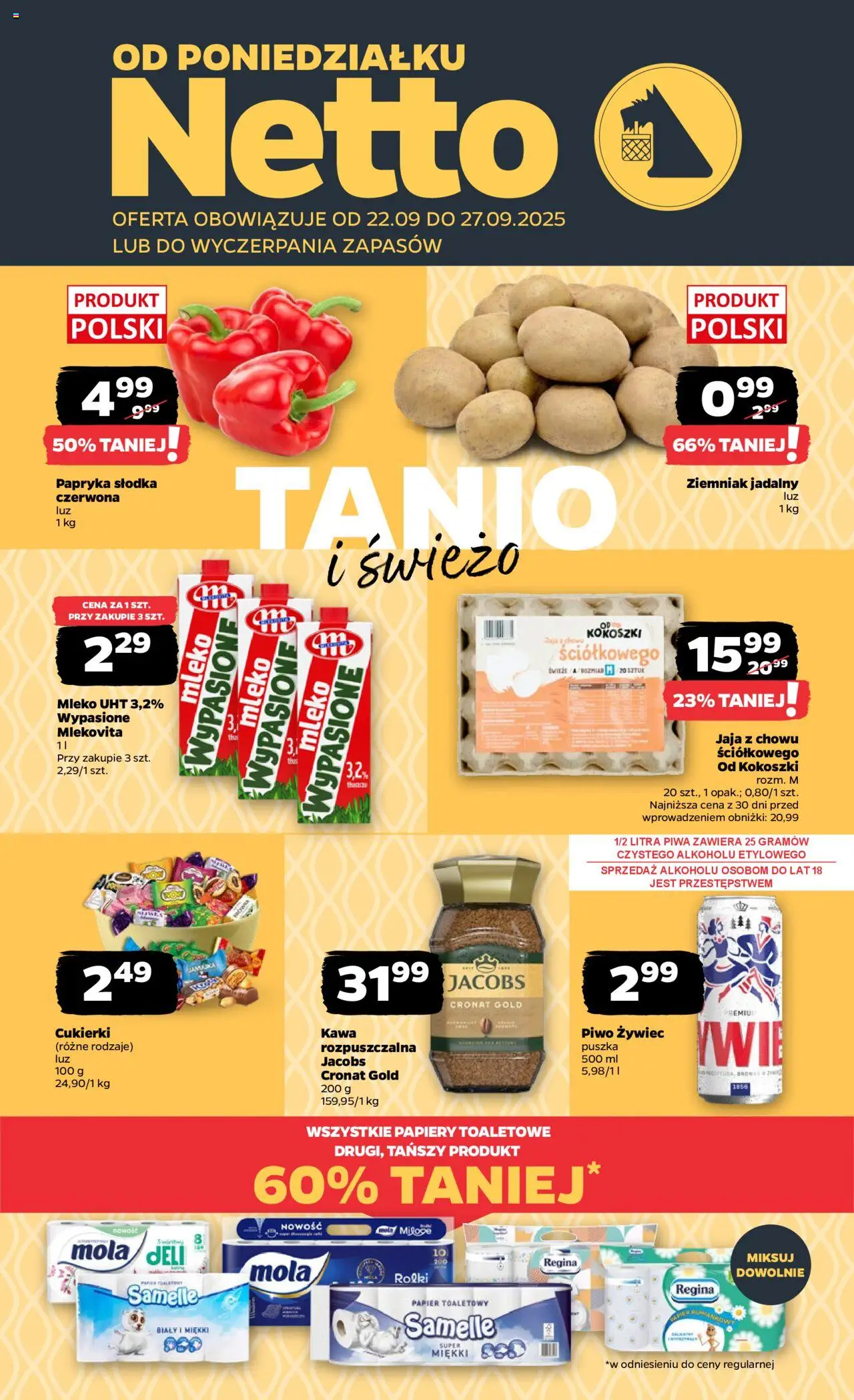 NETTO Gazetka ważna od 22.09.2025 do 27.09.2025 strona 1