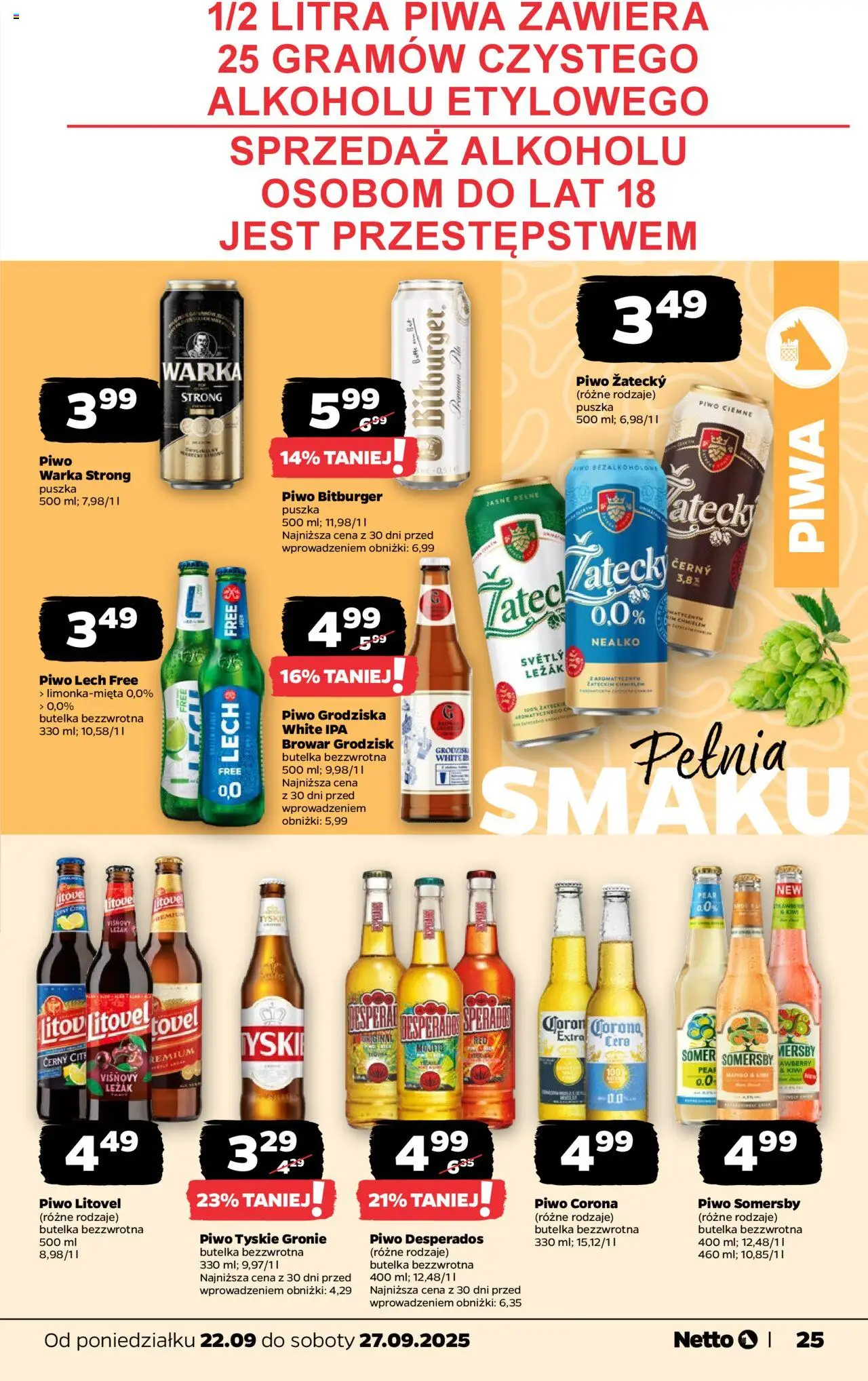 NETTO Gazetka ważna od 22.09.2025 do 27.09.2025 strona 25