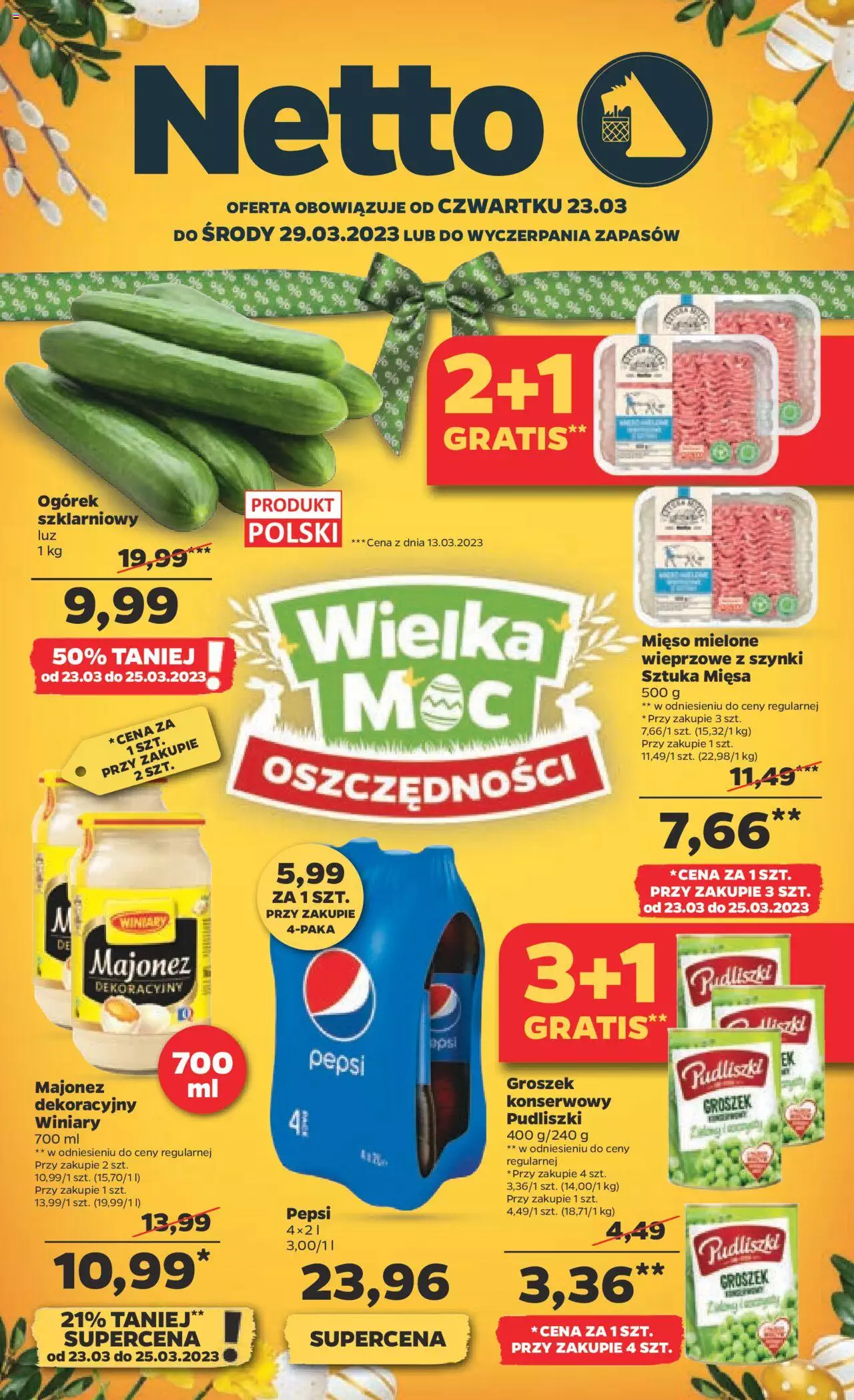 NETTO Gazetka ważna  od 23.03.2023 do 29.03.2023 strona 1