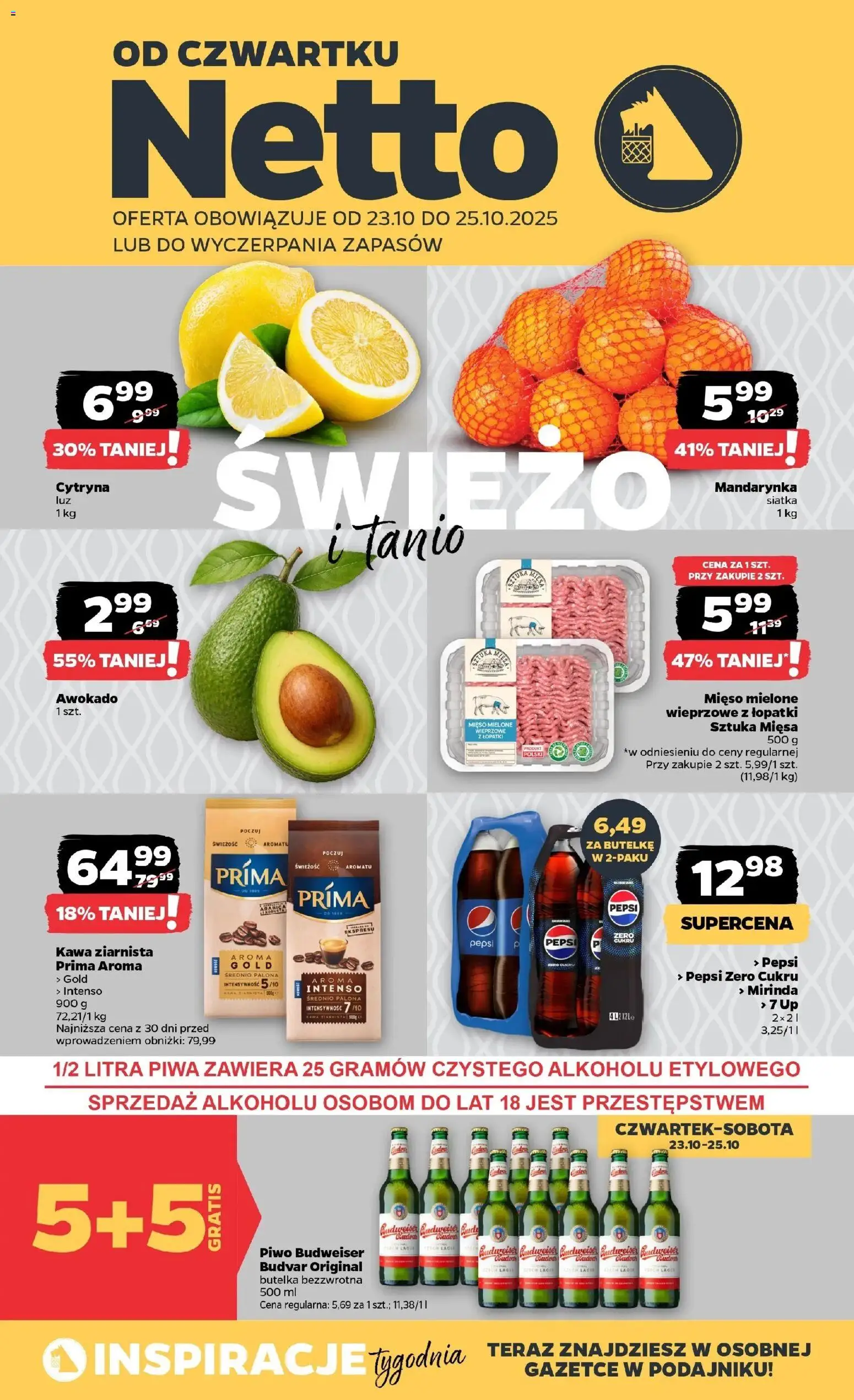 NETTO Gazetka ważna od 23.10.2025 do 25.10.2025 strona 1
