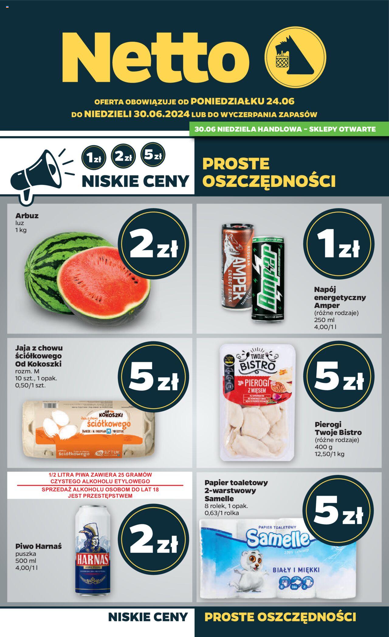 NETTO Gazetka ważna od 24.06.2024 do 30.06.2024 strona 1