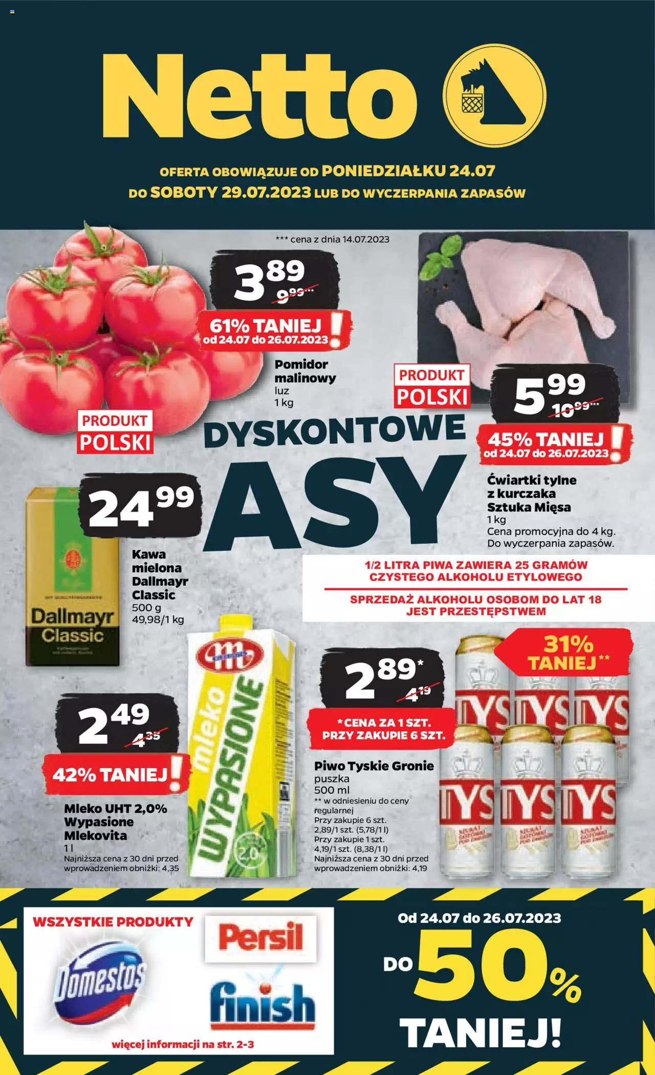 NETTO Gazetka ważna  od 24.07.2023 do 29.07.2023 strona 1