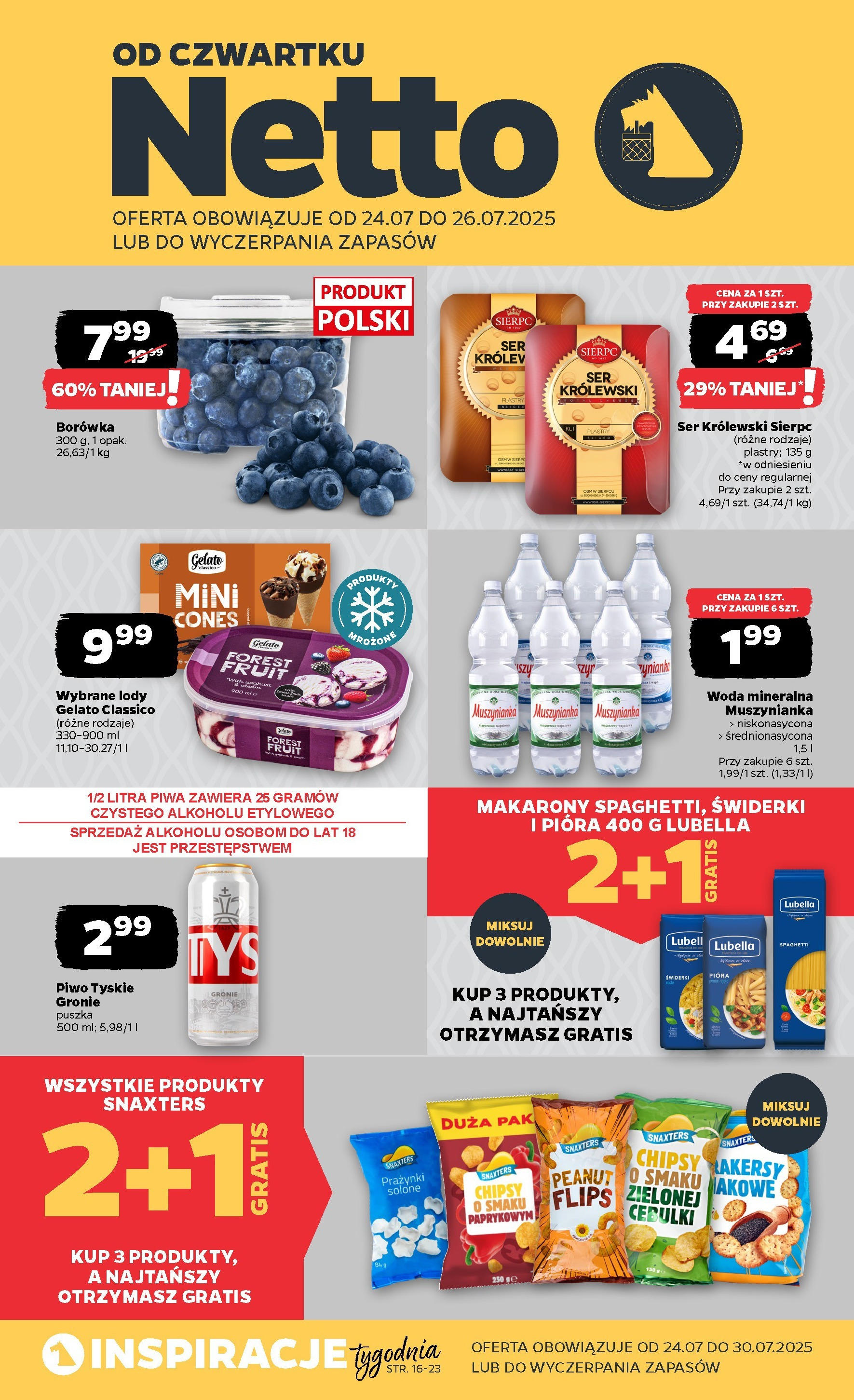 NETTO Gazetka ważna od 24.07.2025 do 26.07.2025 strona 1