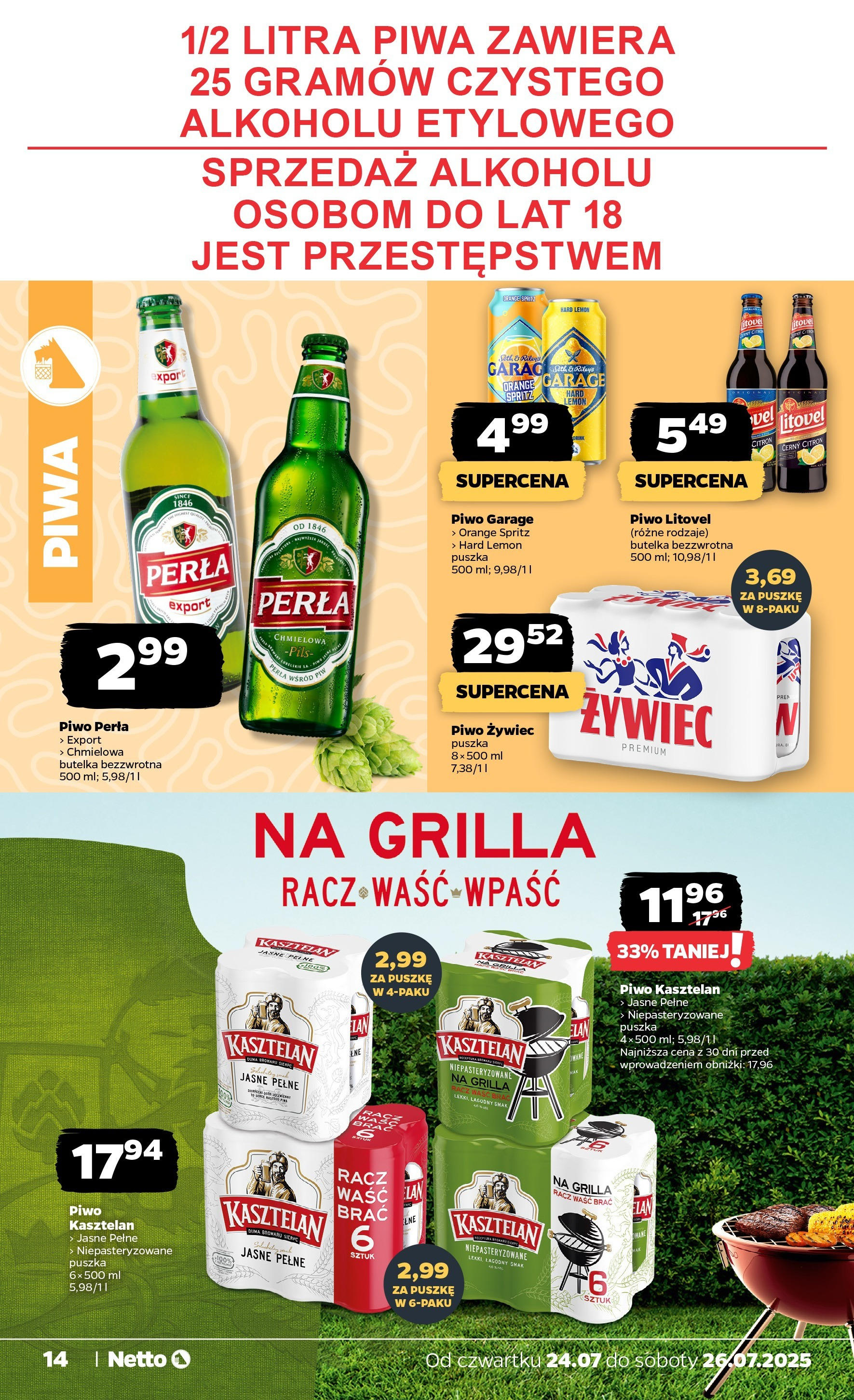 NETTO Gazetka ważna od 24.07.2025 do 26.07.2025 strona 14