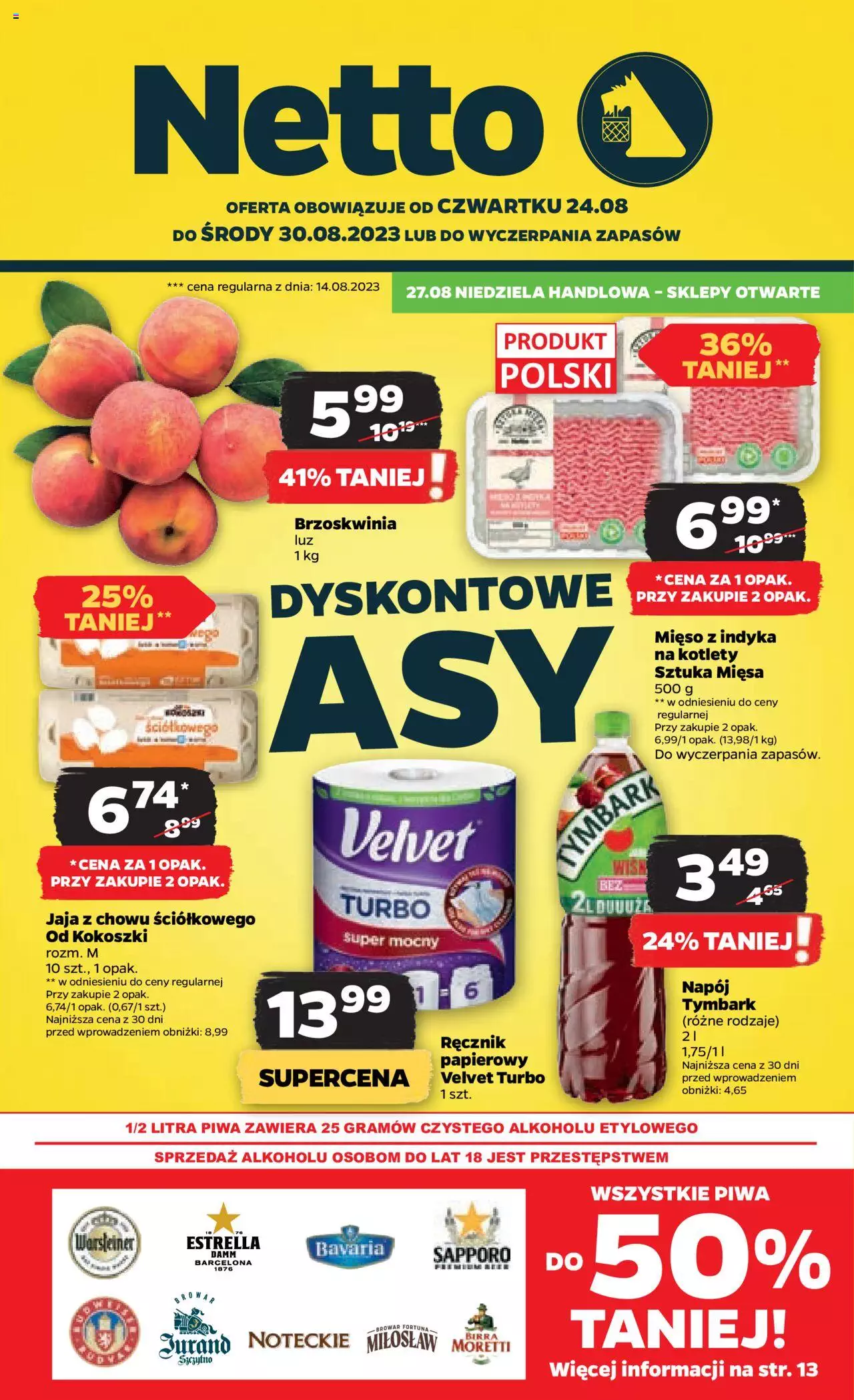 NETTO Gazetka ważna od 24.08.2023 do 30.08.2023 strona 1