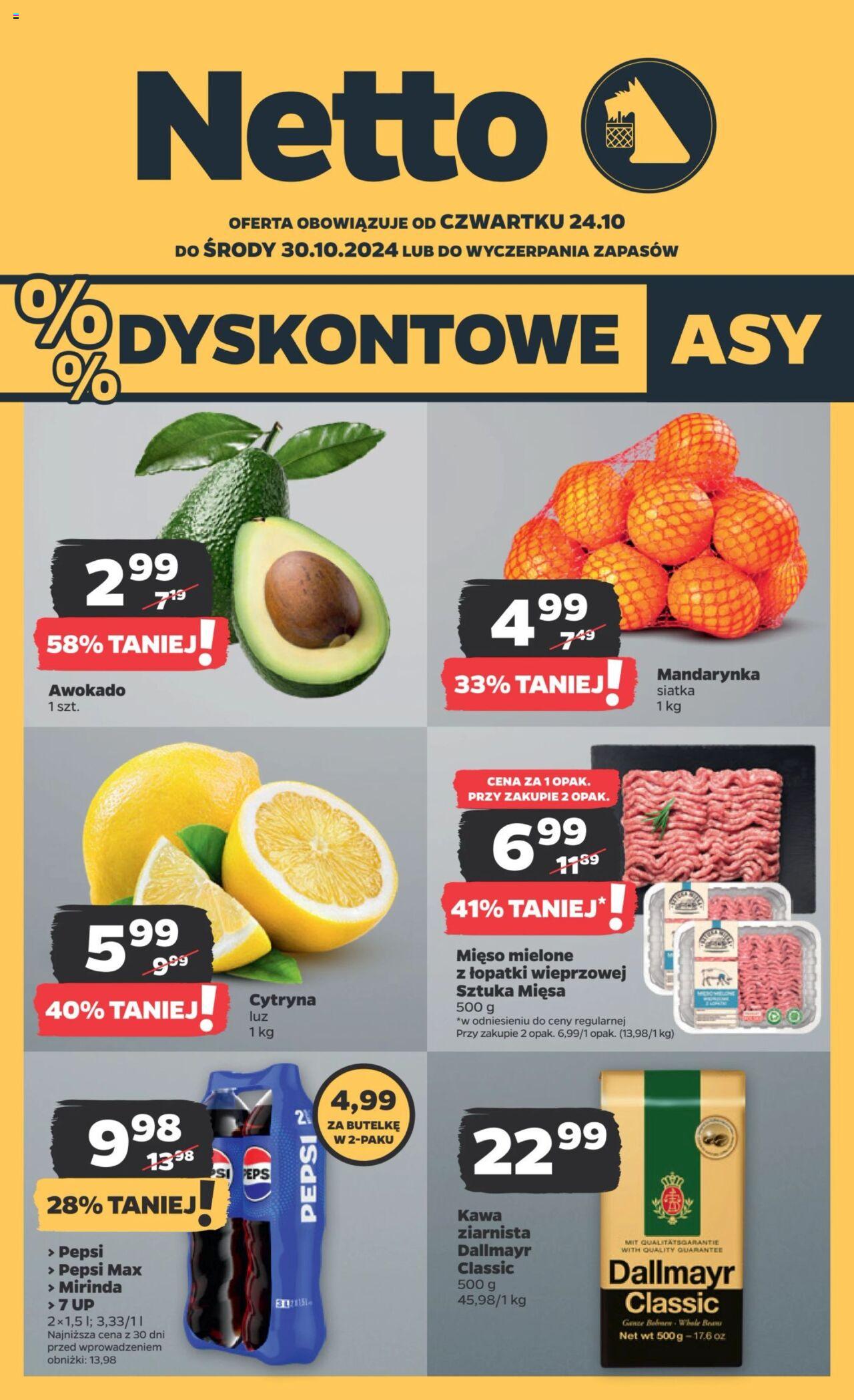 NETTO Gazetka ważna od 24.10.2024 do 30.10.2024 strona 1