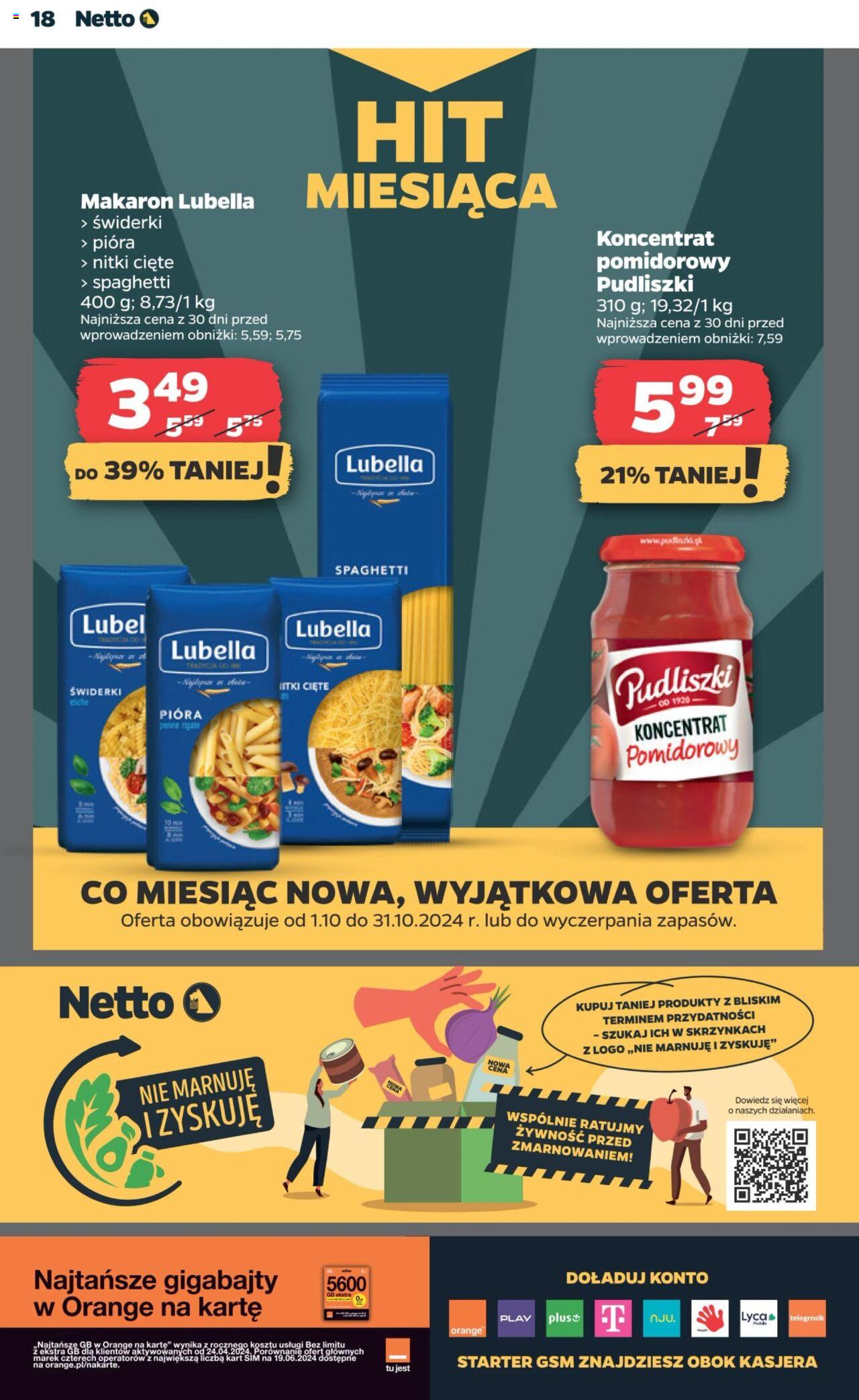 NETTO Gazetka ważna od 24.10.2024 do 30.10.2024 strona 18