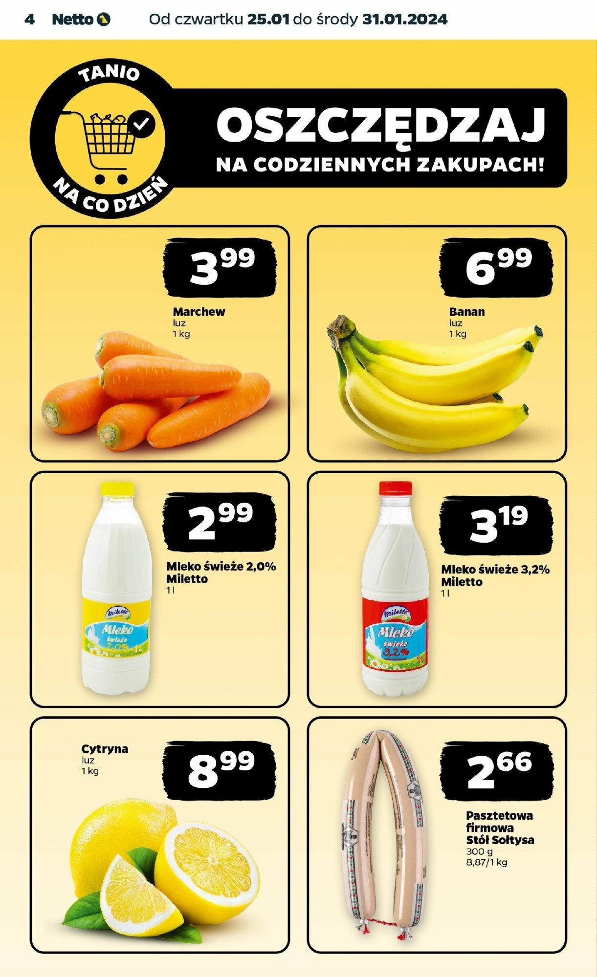 NETTO Gazetka ważna od 25.01.2024 do 31.01.2024 strona 4