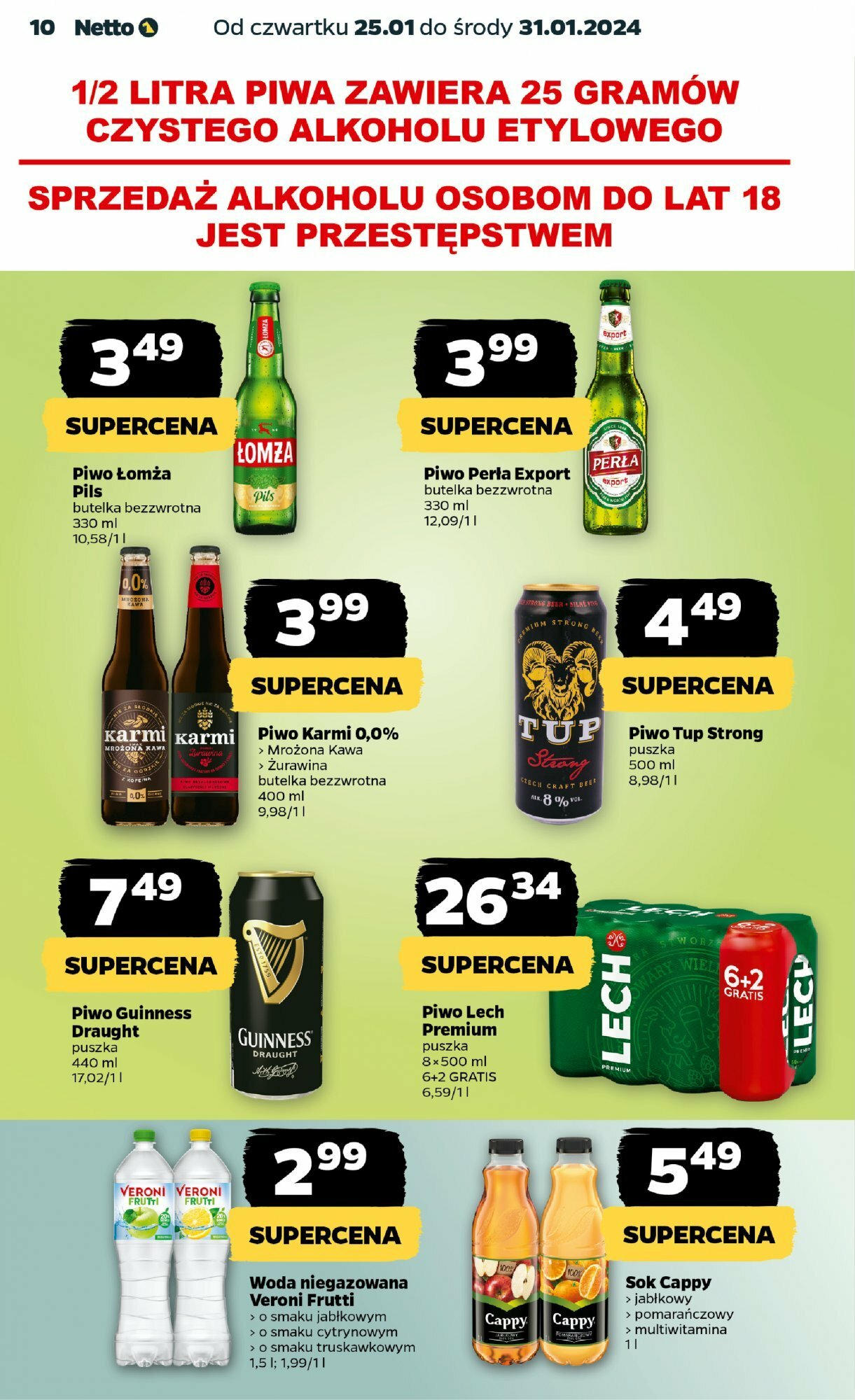 NETTO Gazetka ważna od 25.01.2024 do 31.01.2024 strona 10