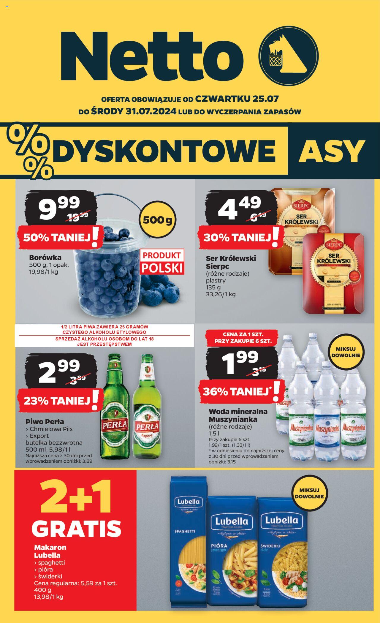 NETTO Gazetka ważna od 25.07.2024 do 31.07.2024 strona 1