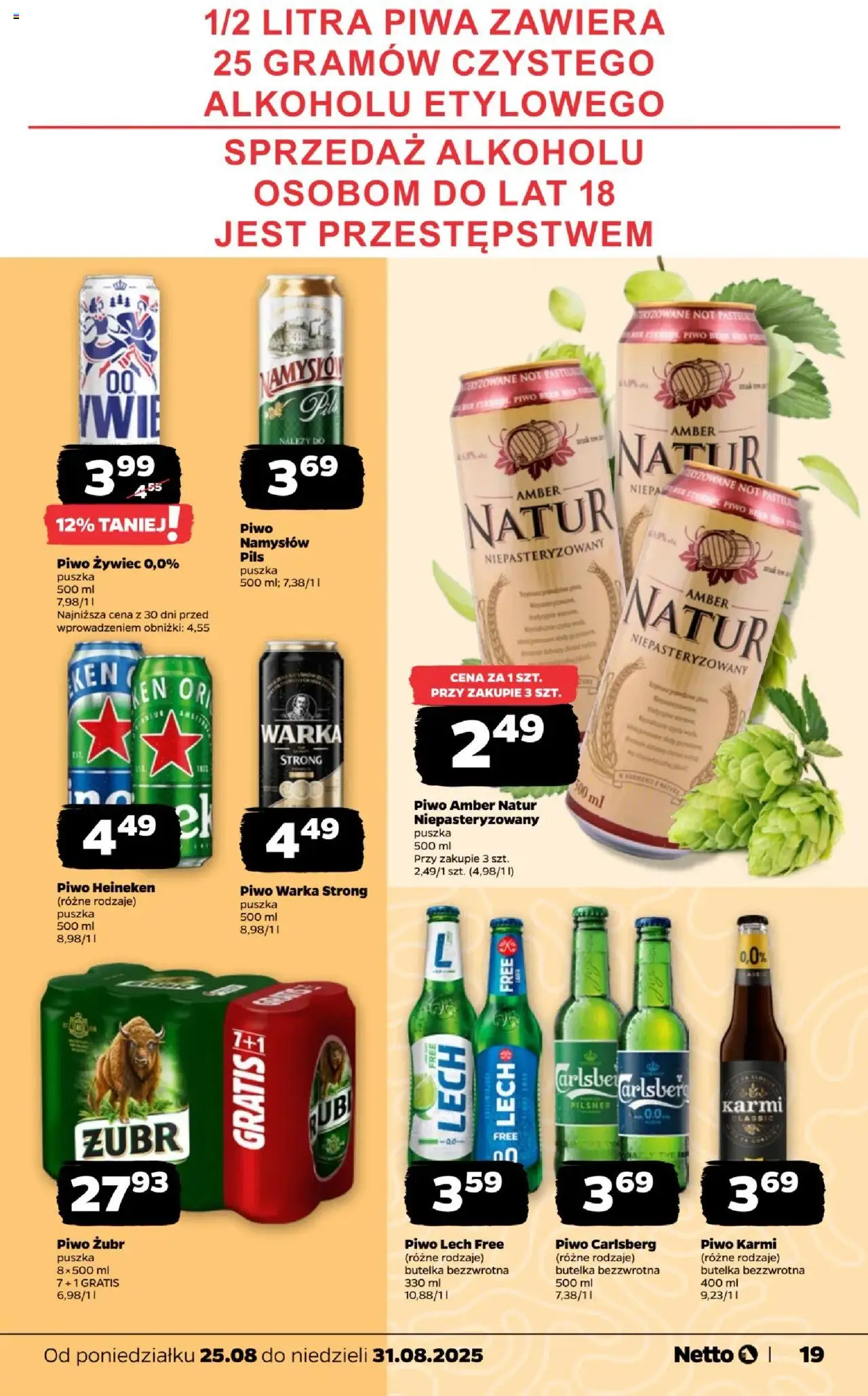 NETTO Gazetka ważna od  25.08.2025 do 31.08.2025 strona 19