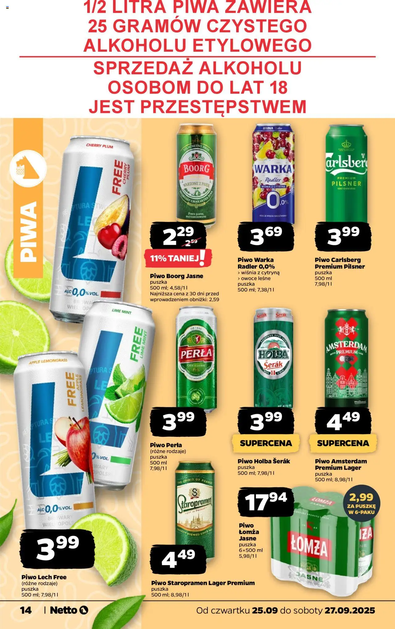 NETTO Gazetka ważna od 25.09.2025 do 27.09.2025 strona 14