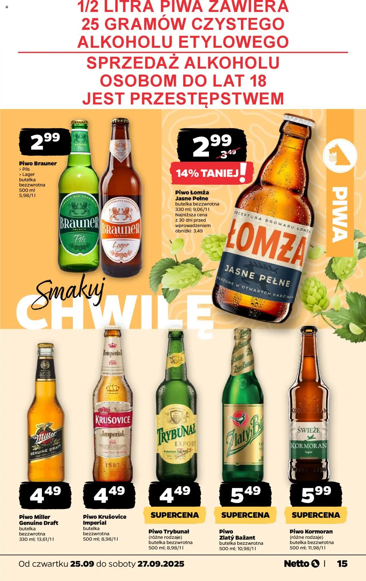 NETTO Gazetka ważna od 25.09.2025 do 27.09.2025 strona 15