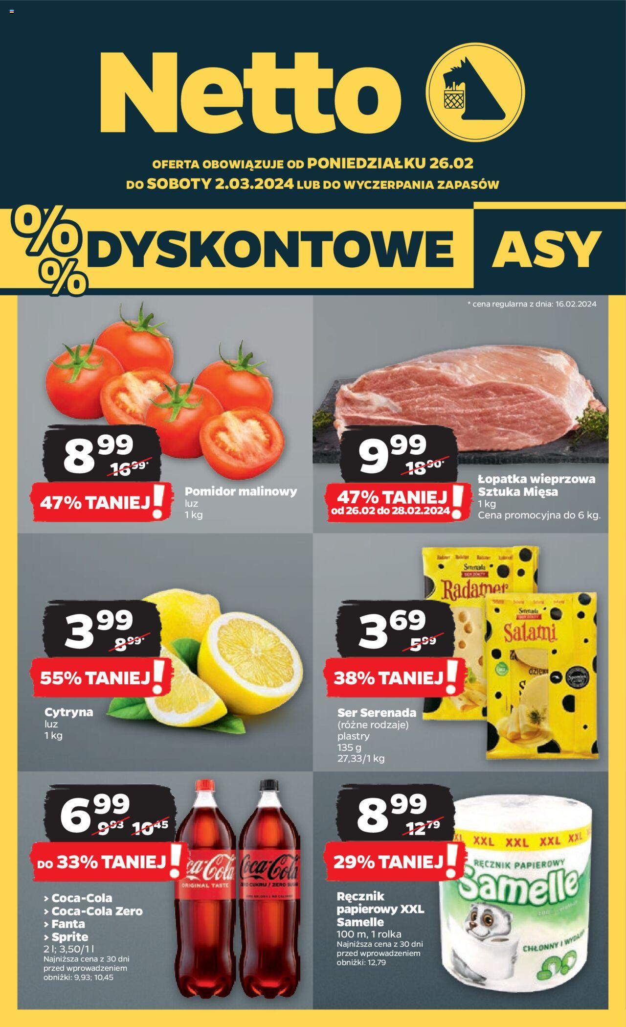 NETTO Gazetka ważna od 26.02.2024 do 02.03.2024 strona 1