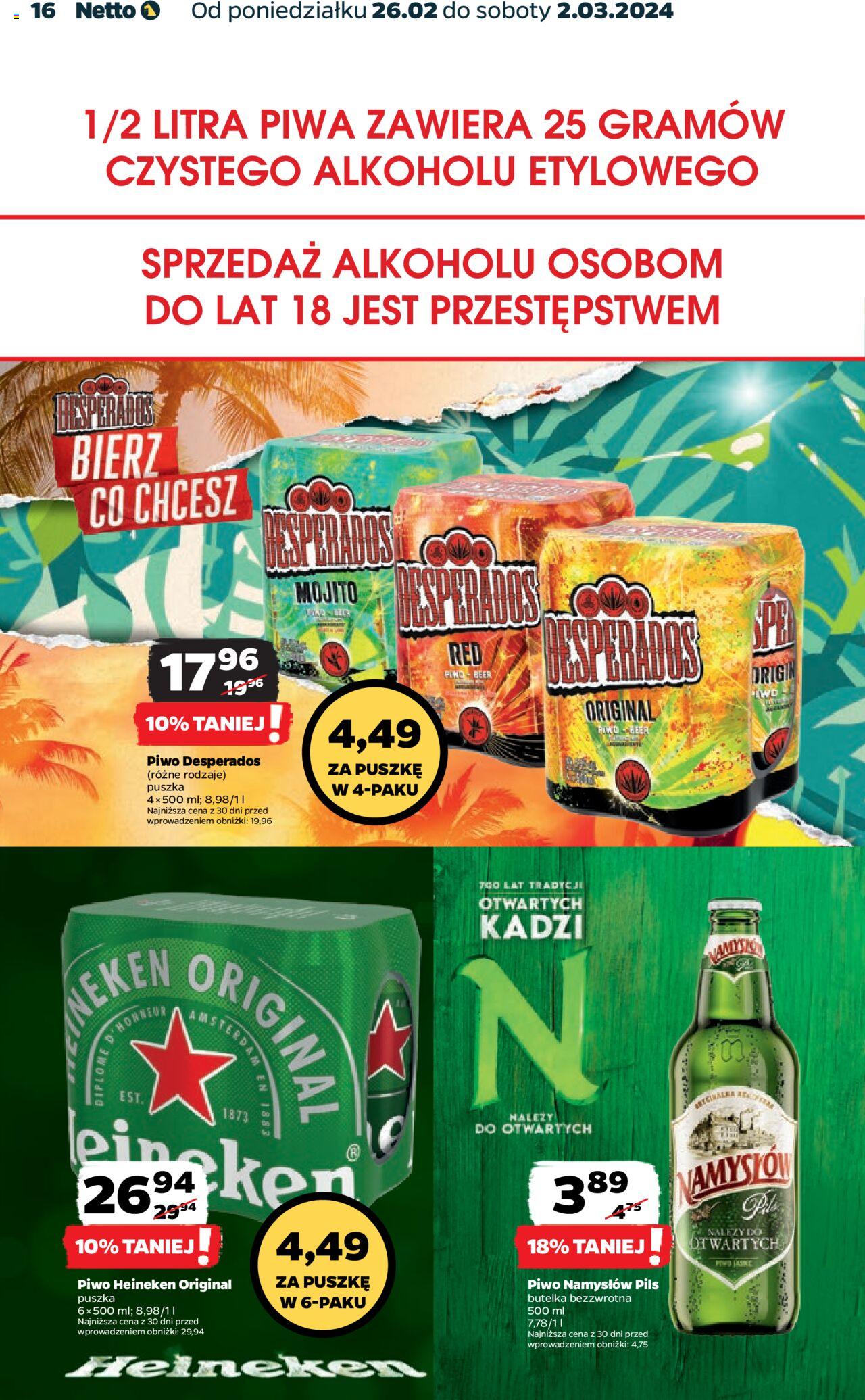 NETTO Gazetka ważna od 26.02.2024 do 02.03.2024 strona 16