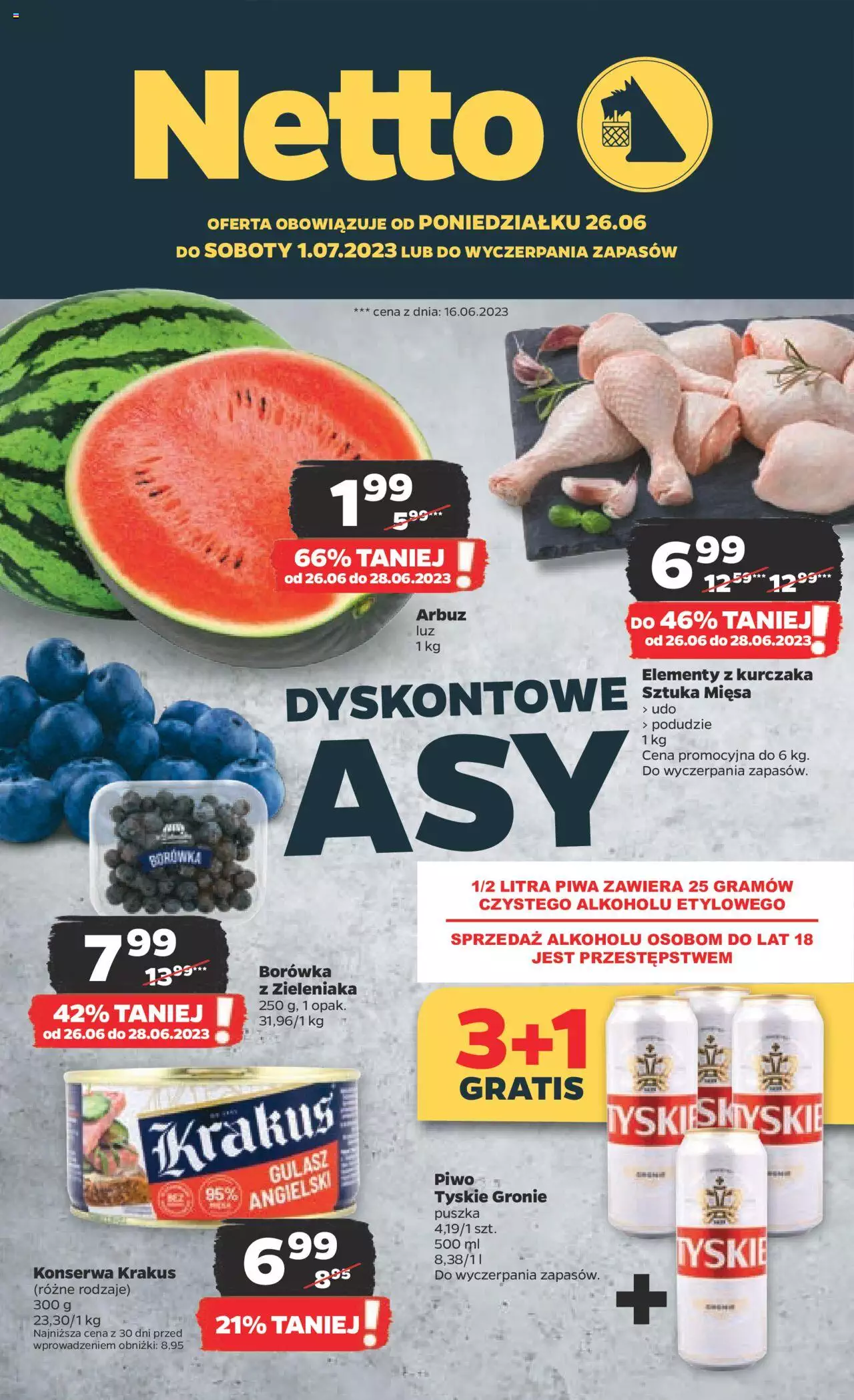 NETTO Gazetka ważna od 26.06.2023 do 01.07.2023 strona 1