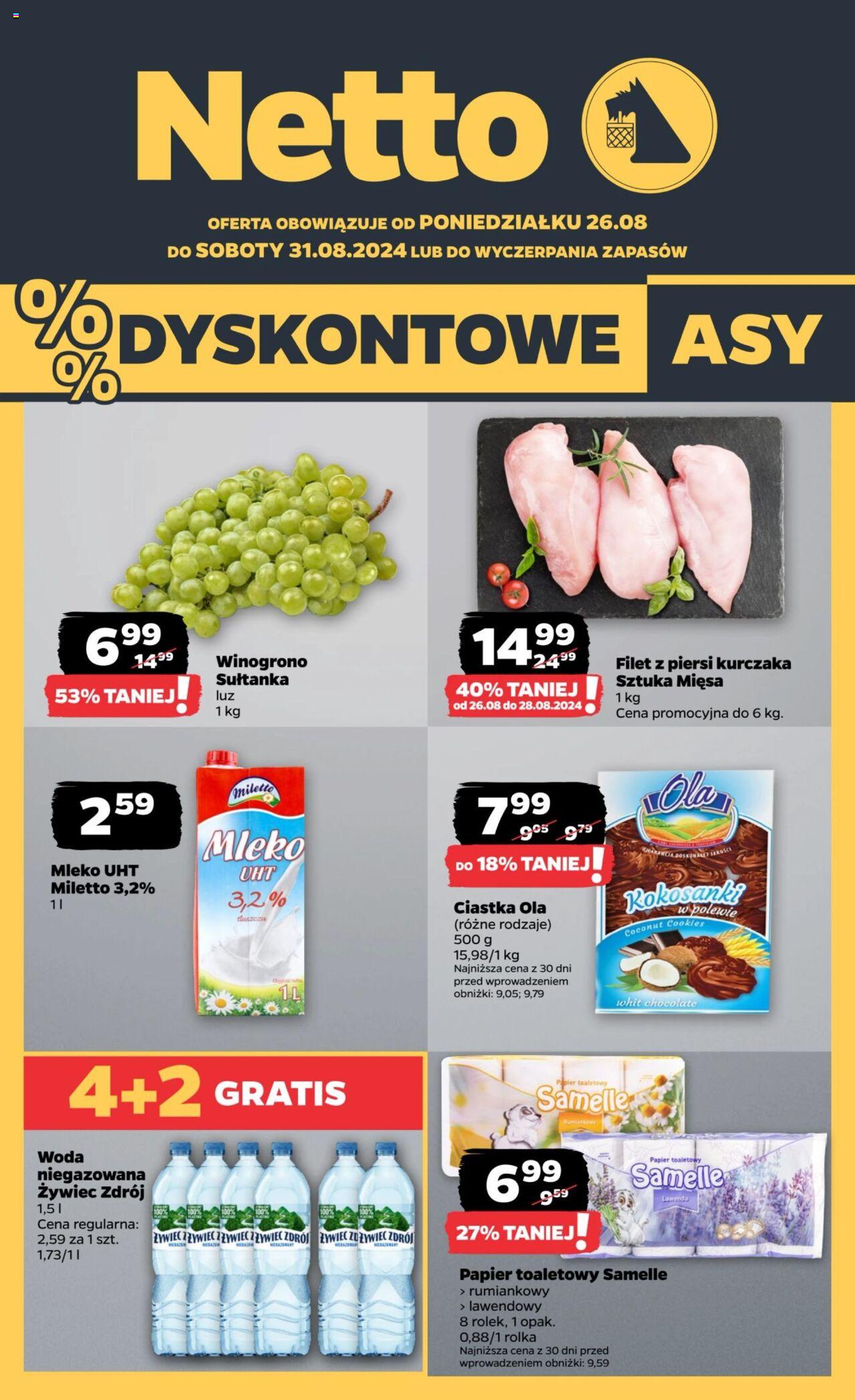 NETTO Gazetka ważna od 26.08.2024 do 31.08.2024 strona 1
