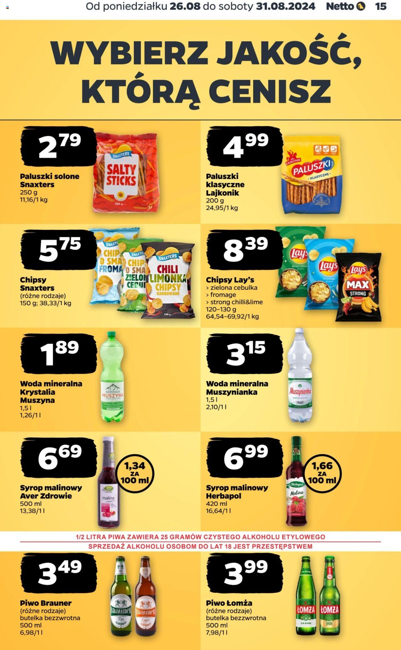 NETTO Gazetka ważna od 26.08.2024 do 31.08.2024 strona 15