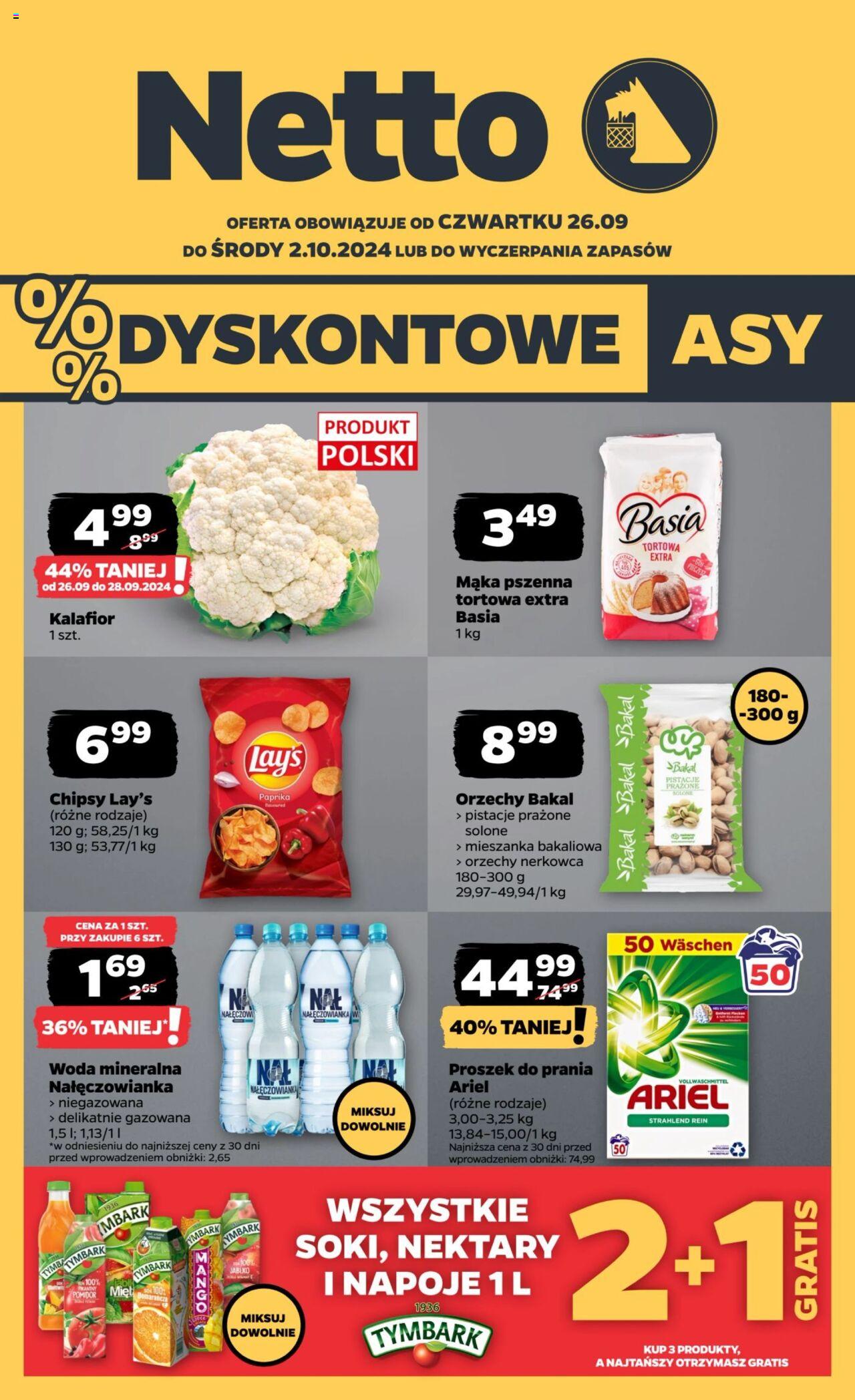 NETTO Gazetka ważna od 26.09.2024 do 02.10.2024 strona 1