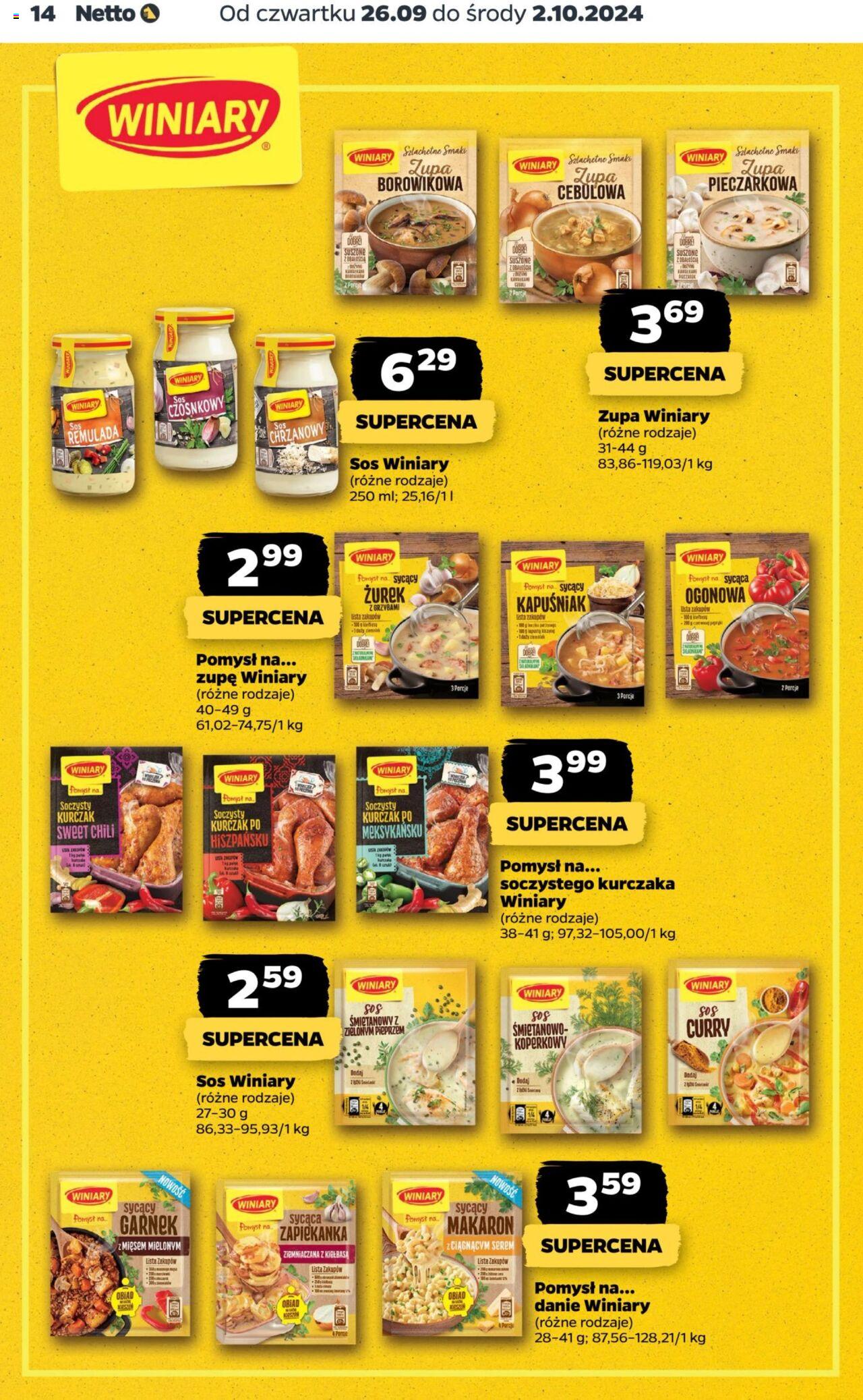 NETTO Gazetka ważna od 26.09.2024 do 02.10.2024 strona 14