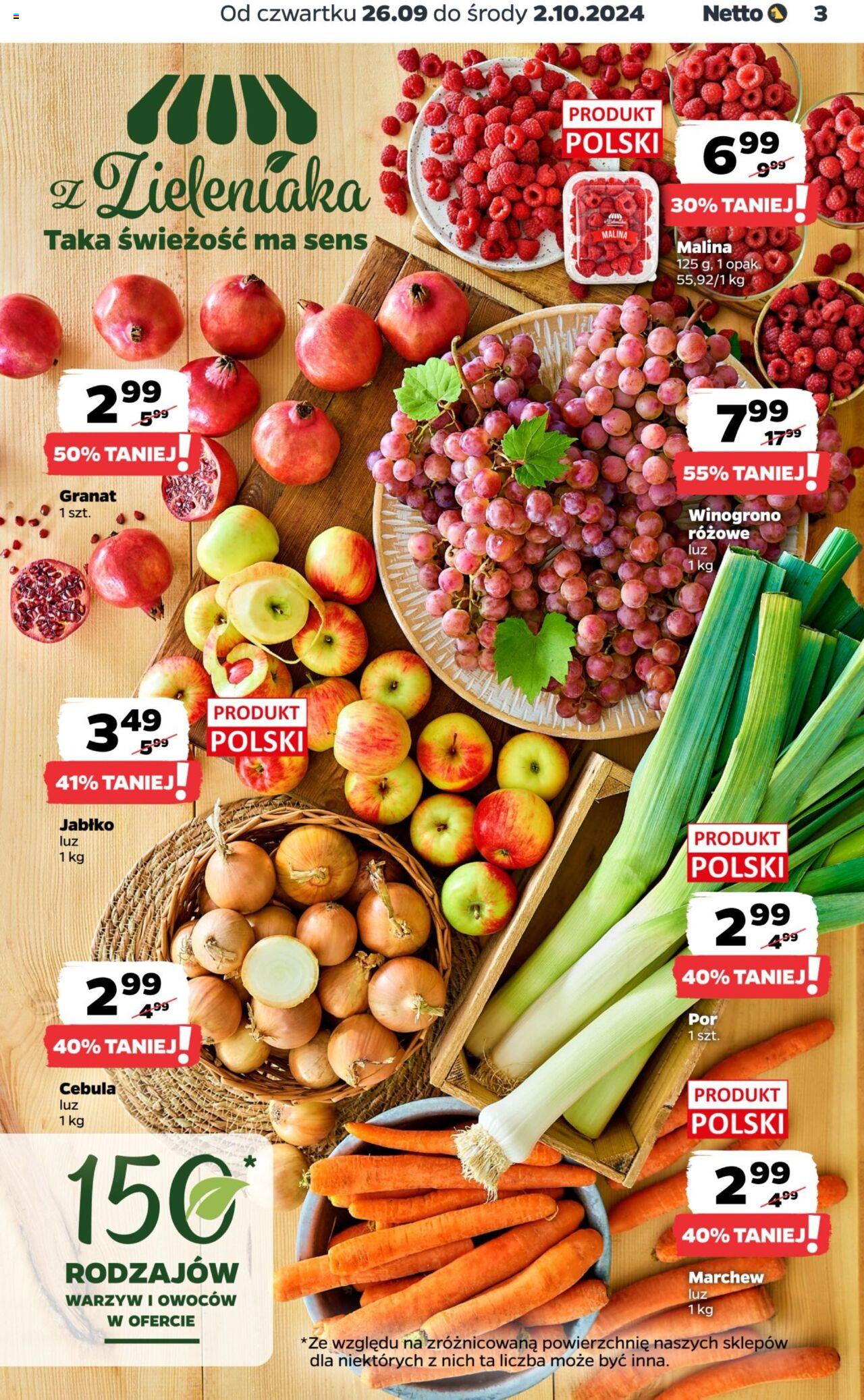NETTO Gazetka ważna od 26.09.2024 do 02.10.2024 strona 3