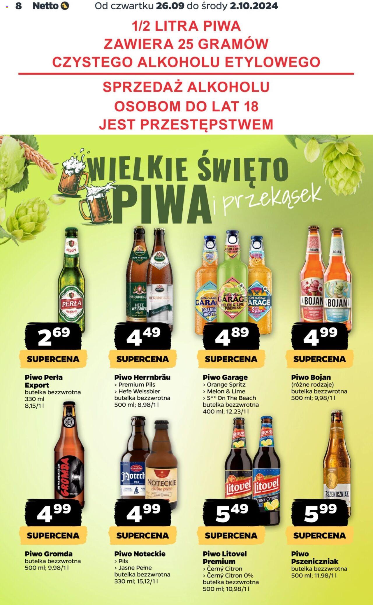 NETTO Gazetka ważna od 26.09.2024 do 02.10.2024 strona 8