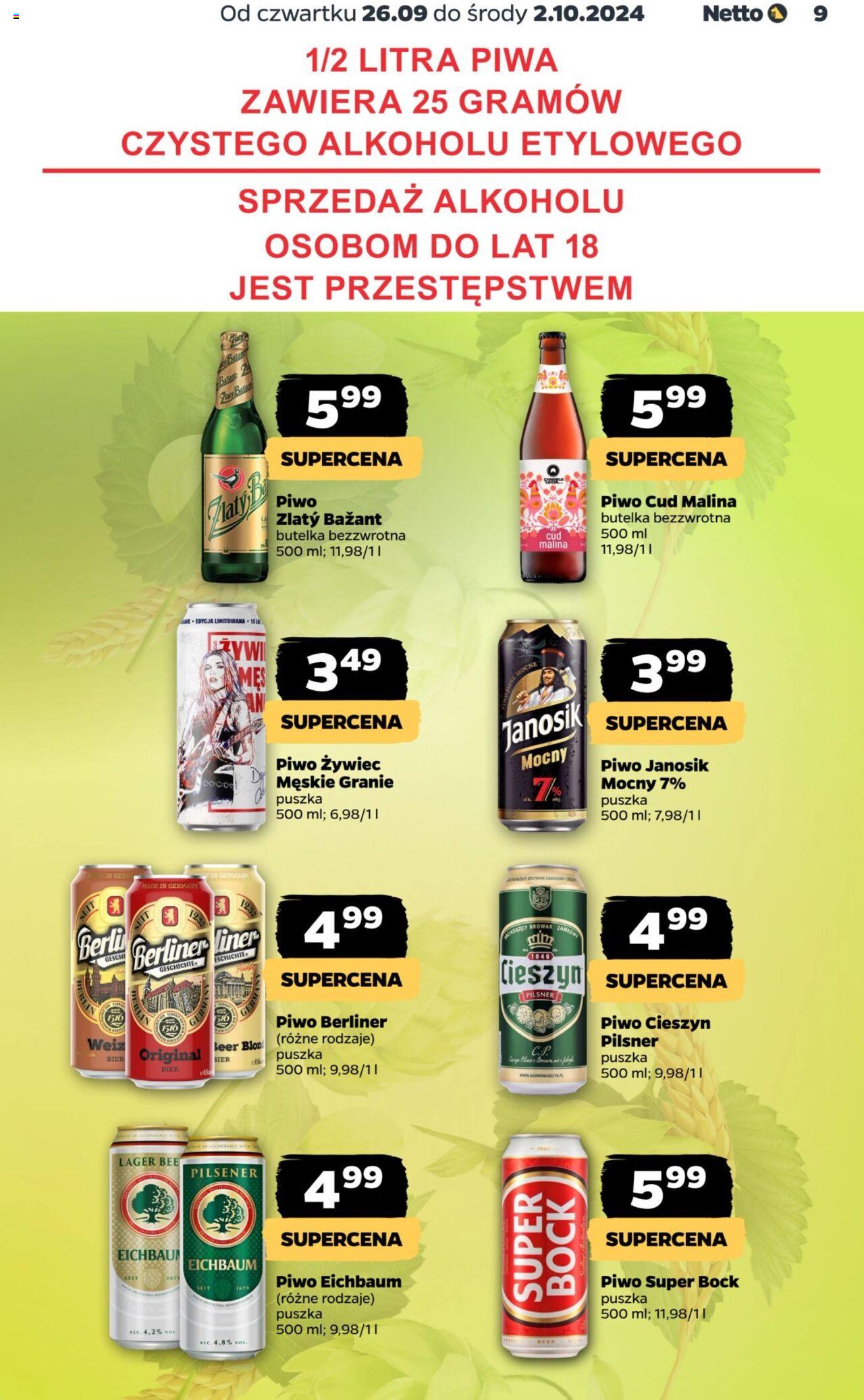 NETTO Gazetka ważna od 26.09.2024 do 02.10.2024 strona 9