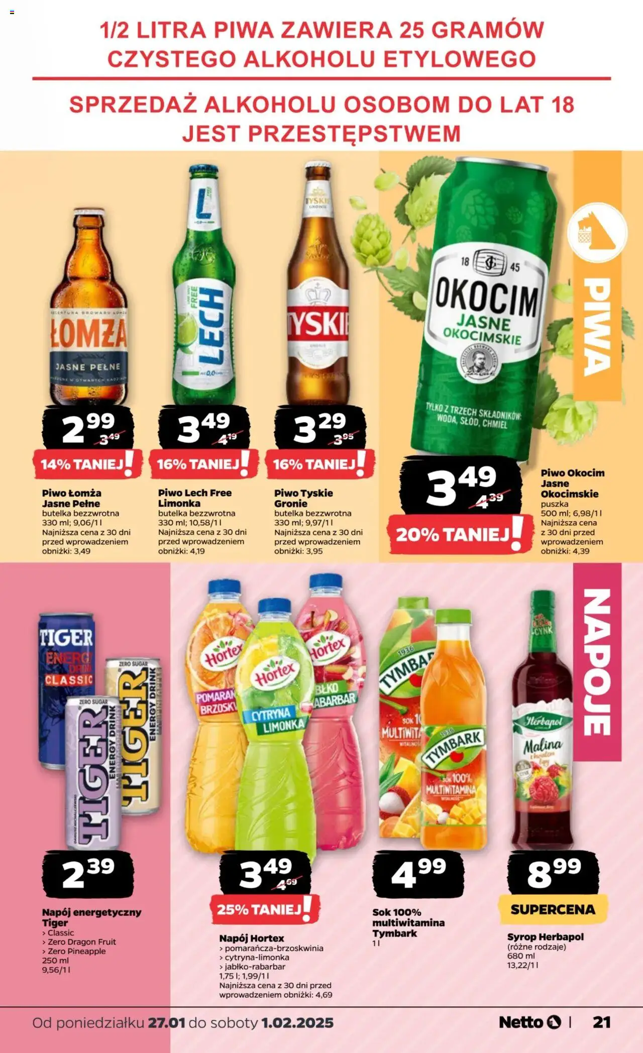 NETTO Gazetka ważna od  27.01.2025 do 01.02.2025 strona 21