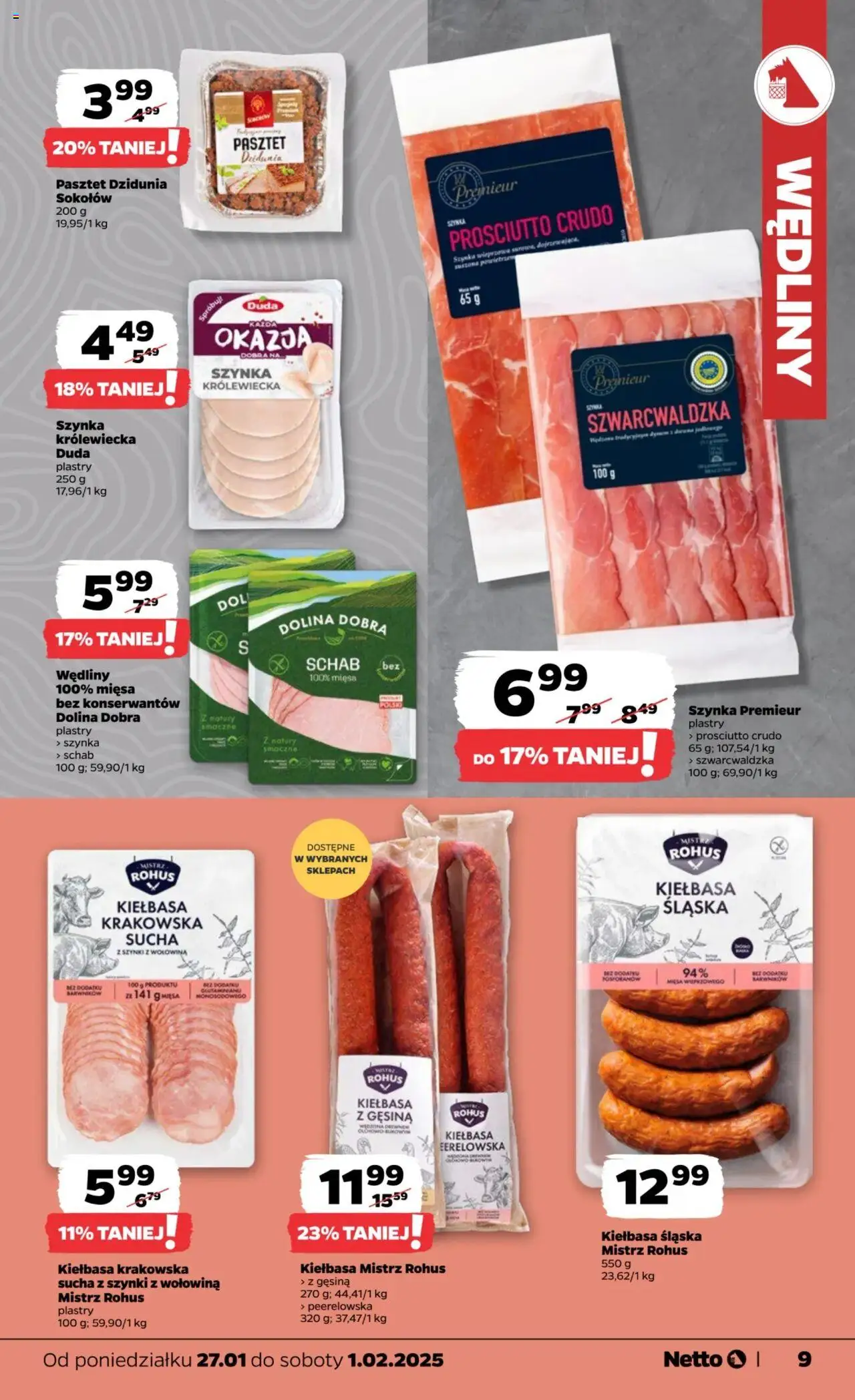 NETTO Gazetka ważna od  27.01.2025 do 01.02.2025 strona 9