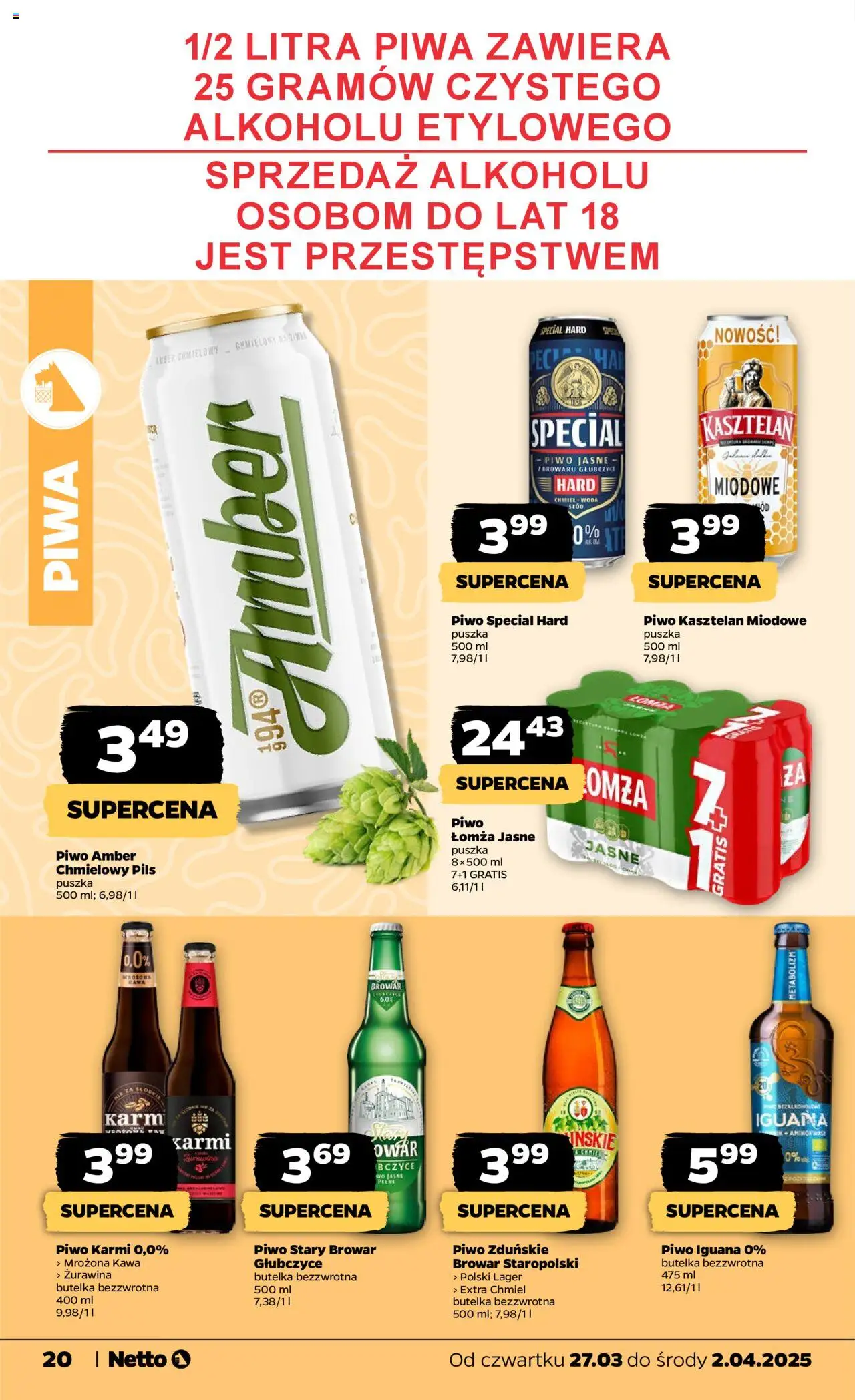 NETTO Gazetka ważna od 27.03.2025 do 02.04.2025  1 strona 19