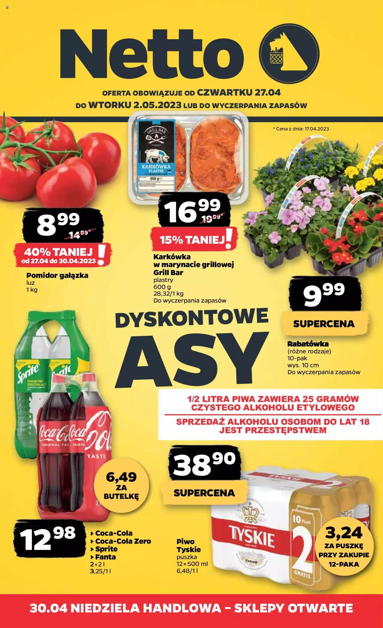 NETTO Gazetka ważna  od 27.04.2023 do 02.05.2023 strona 1