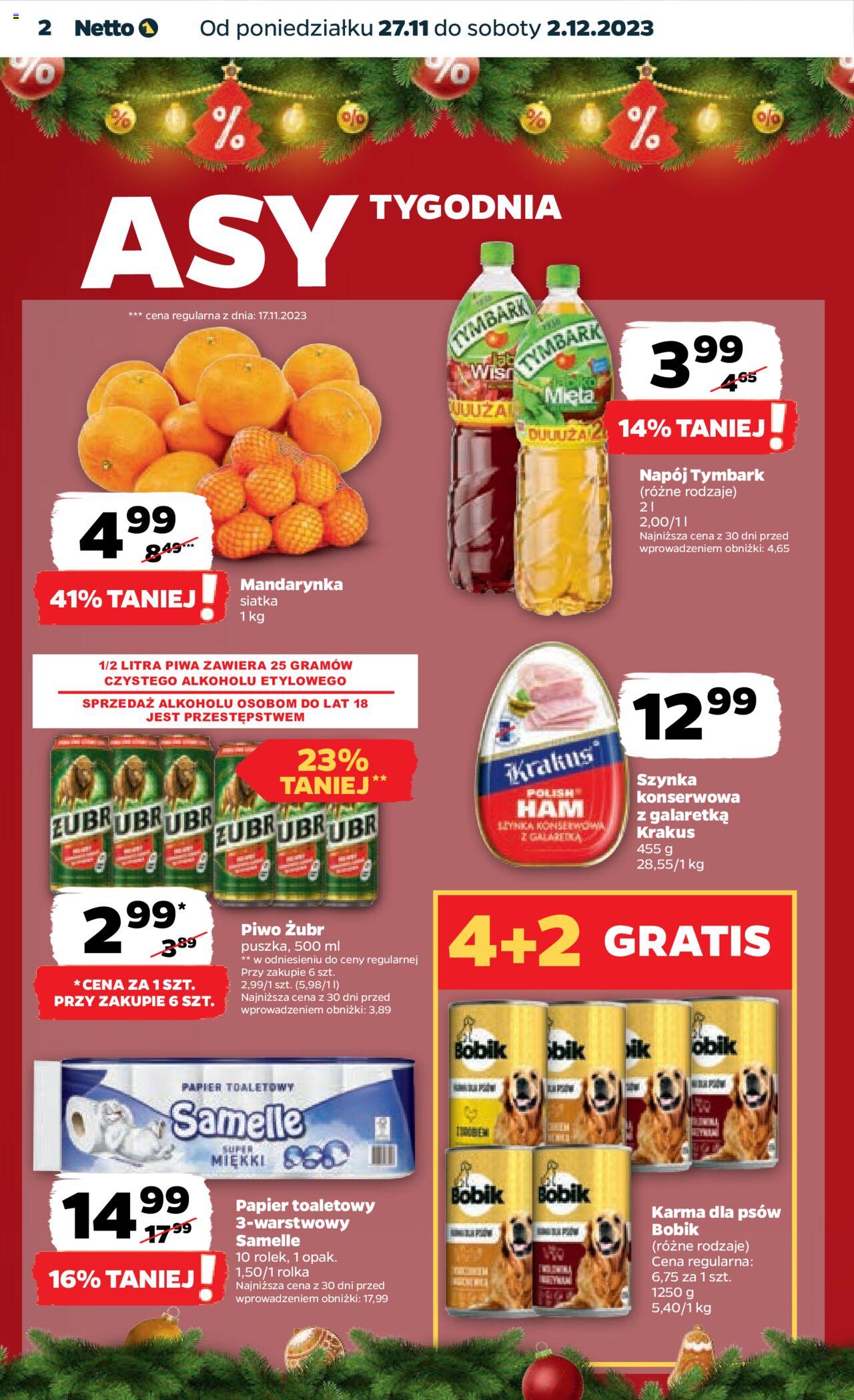 Netto gazetka ważna od 27.11.2023 do 02.12.2023 strona 2