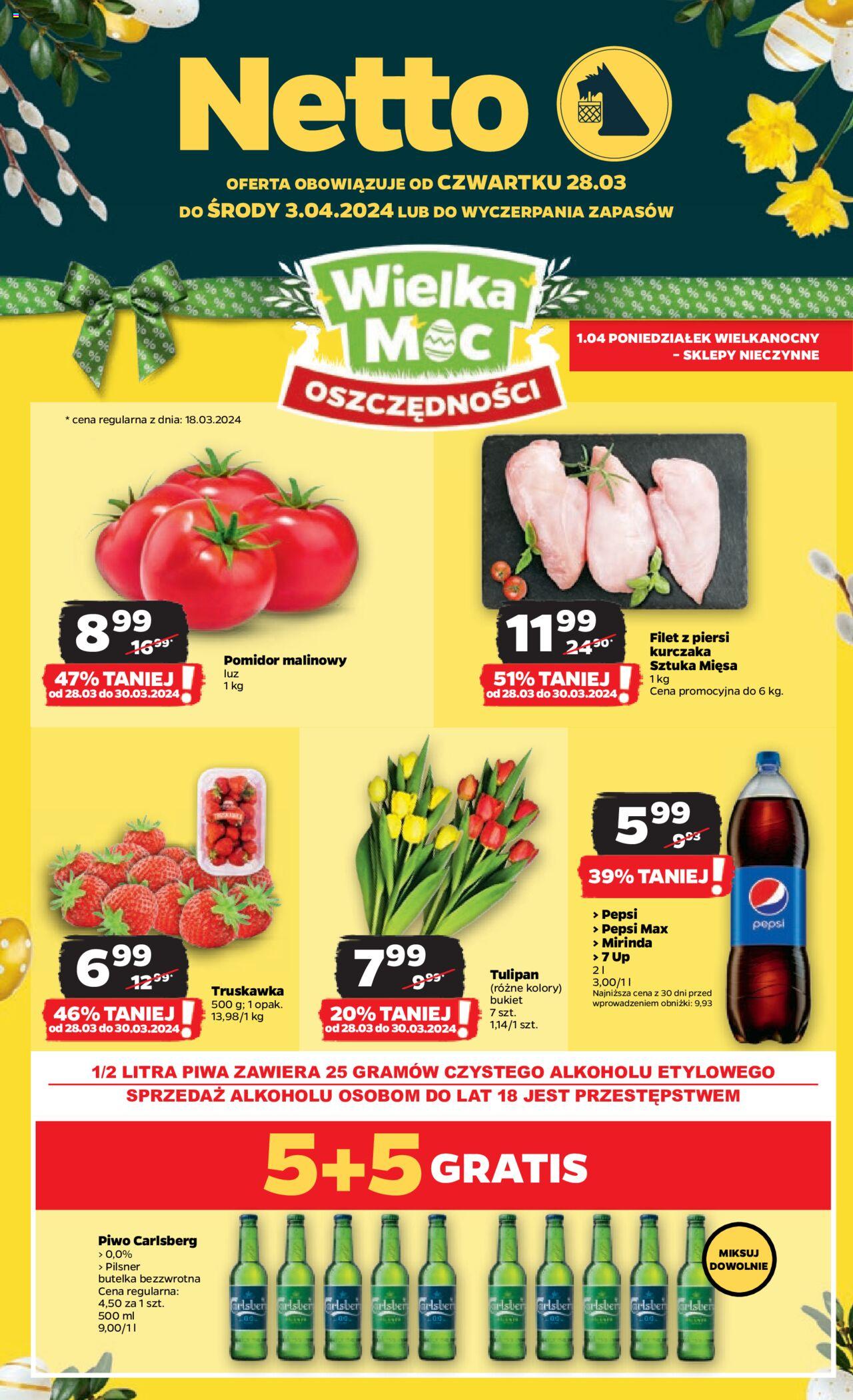 NETTO Gazetka ważna od 28.03.2024 do 03.04.2024 strona 1