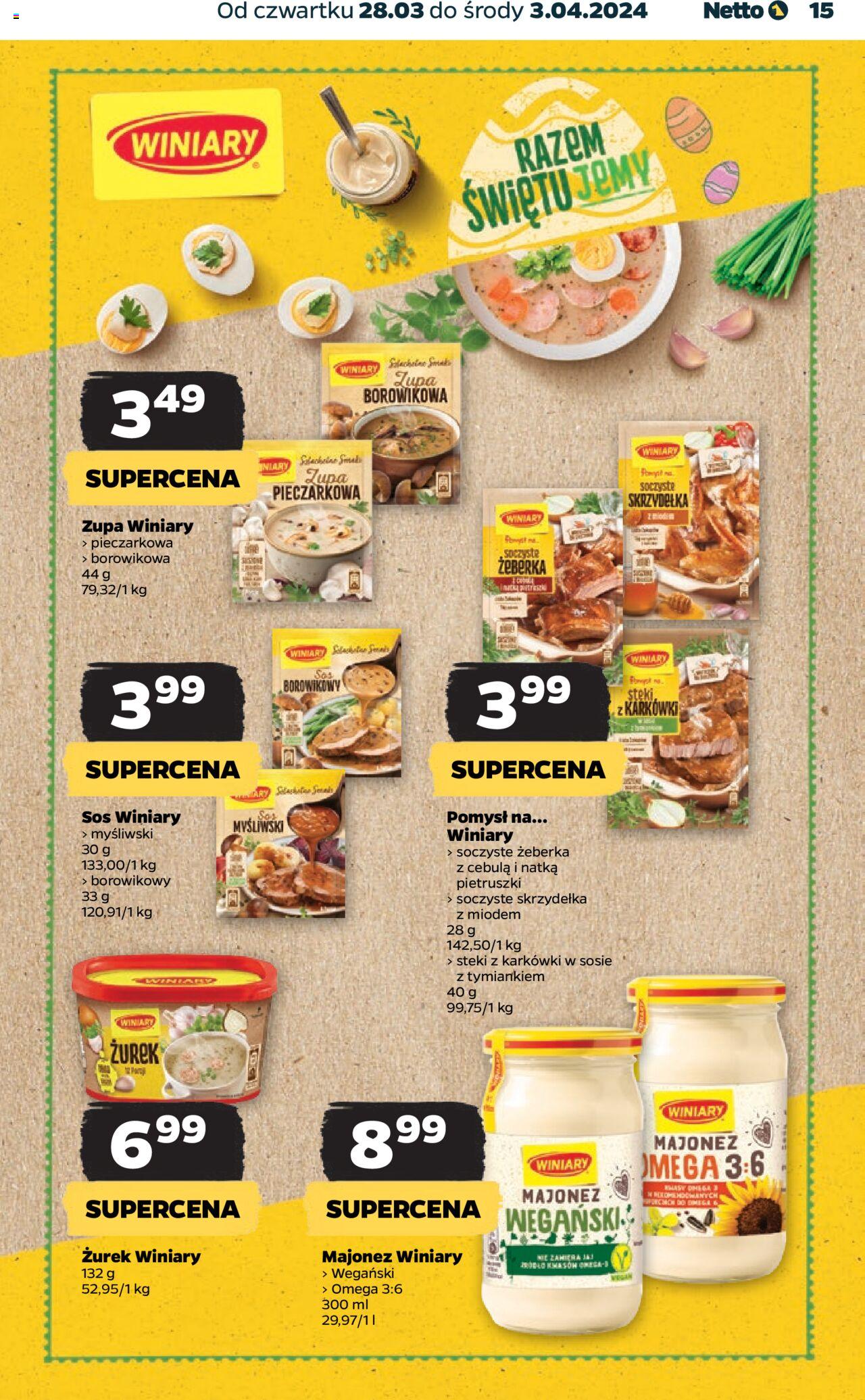 NETTO Gazetka ważna od 28.03.2024 do 03.04.2024 strona 15