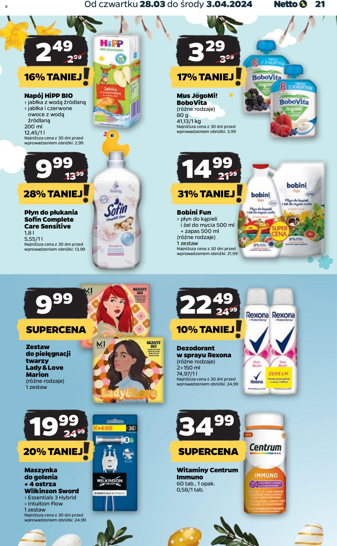 NETTO Gazetka ważna od 28.03.2024 do 03.04.2024 strona 20