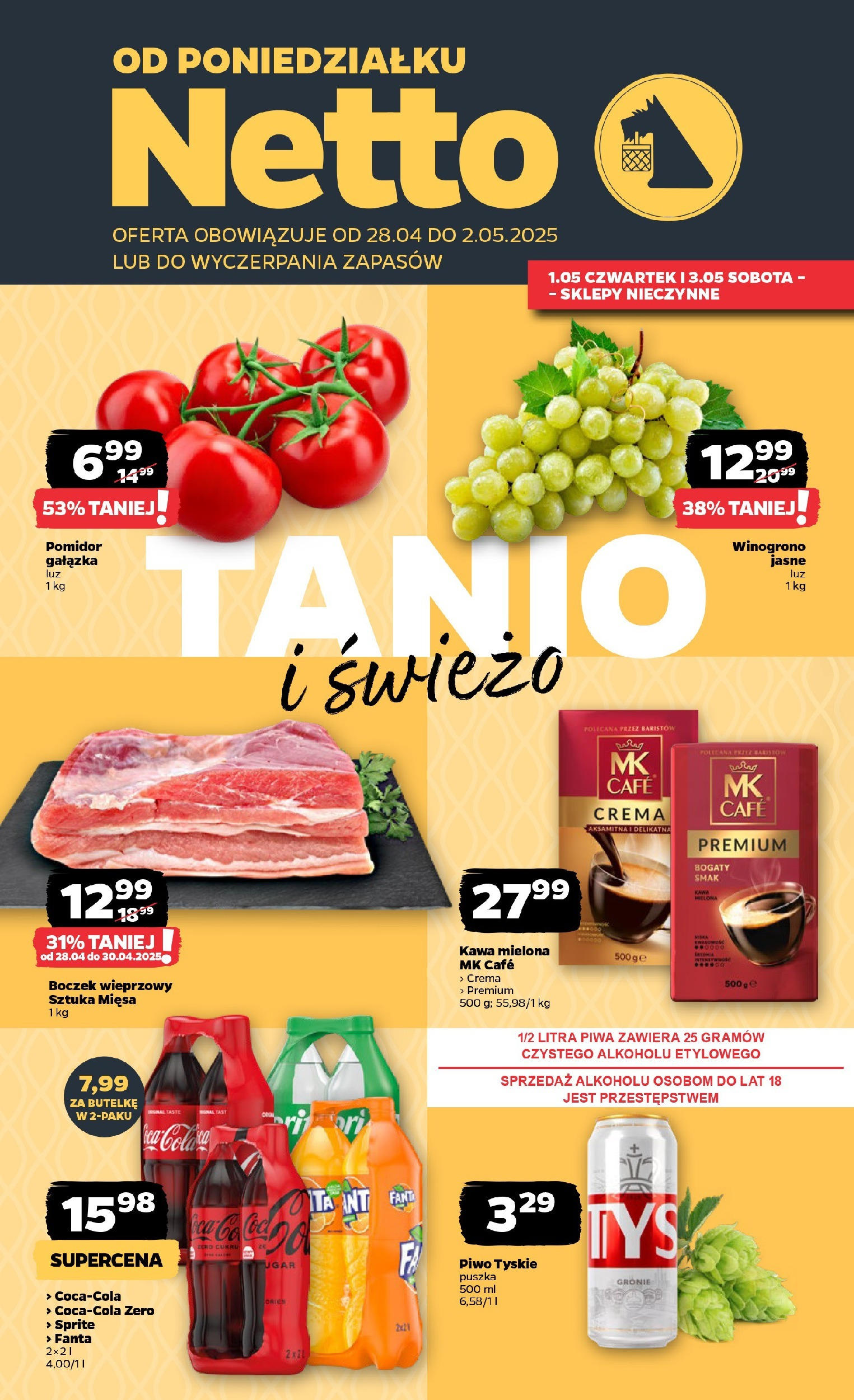 NETTO Gazetka ważna  od 28.04.2025 do 02.05.2025 strona 1