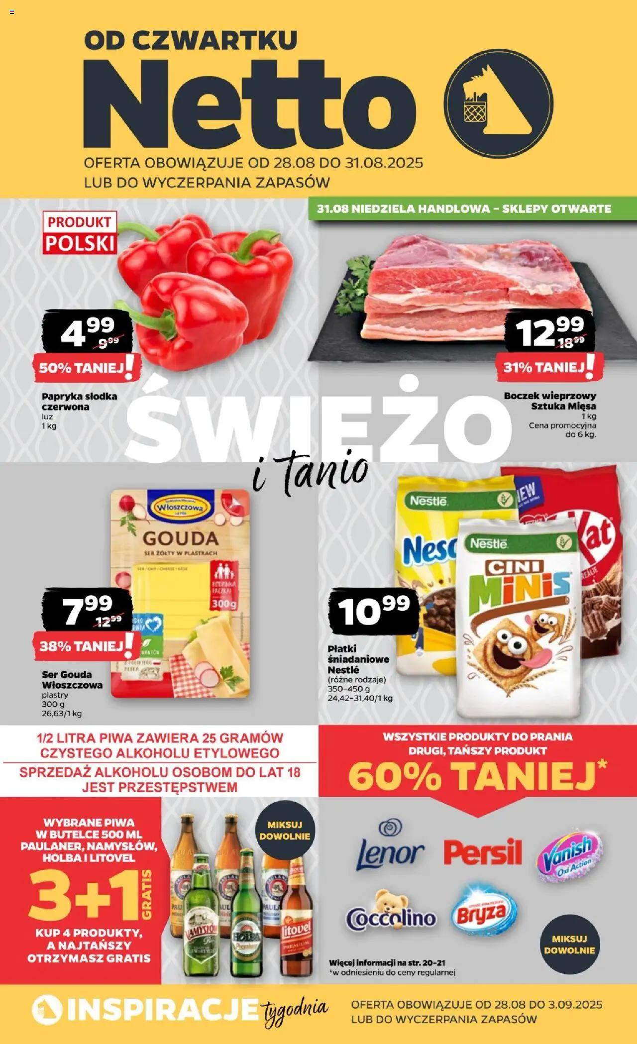 NETTO Gazetka ważna  od 28.08.2025 do 31.08.2025 strona 1