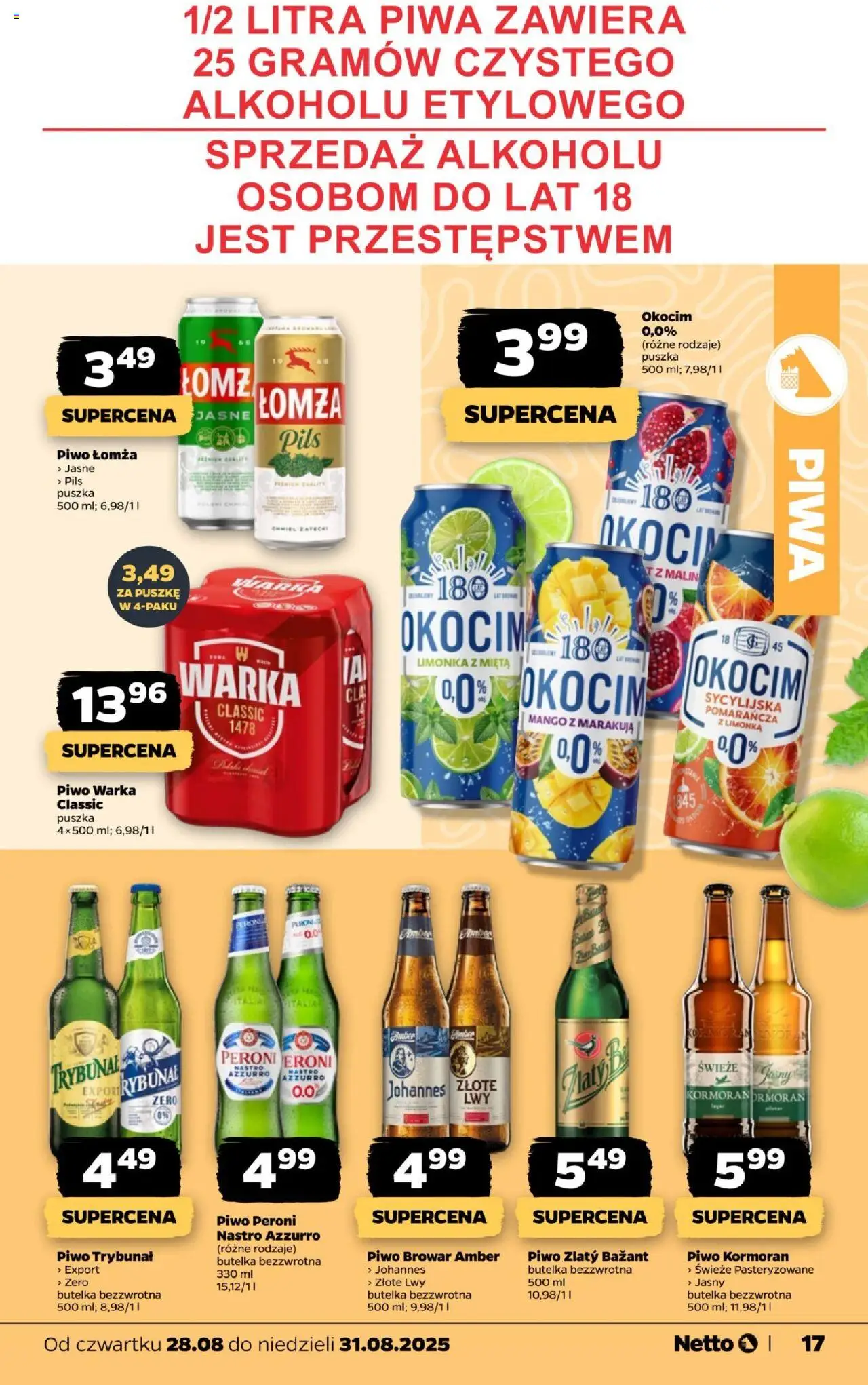 NETTO Gazetka ważna  od 28.08.2025 do 31.08.2025 strona 17