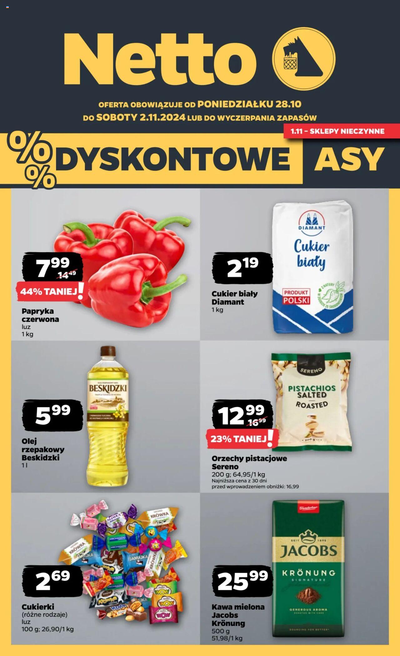 NETTO Gazetka ważna od 28.10.2024 do 02.11.2024 strona 1