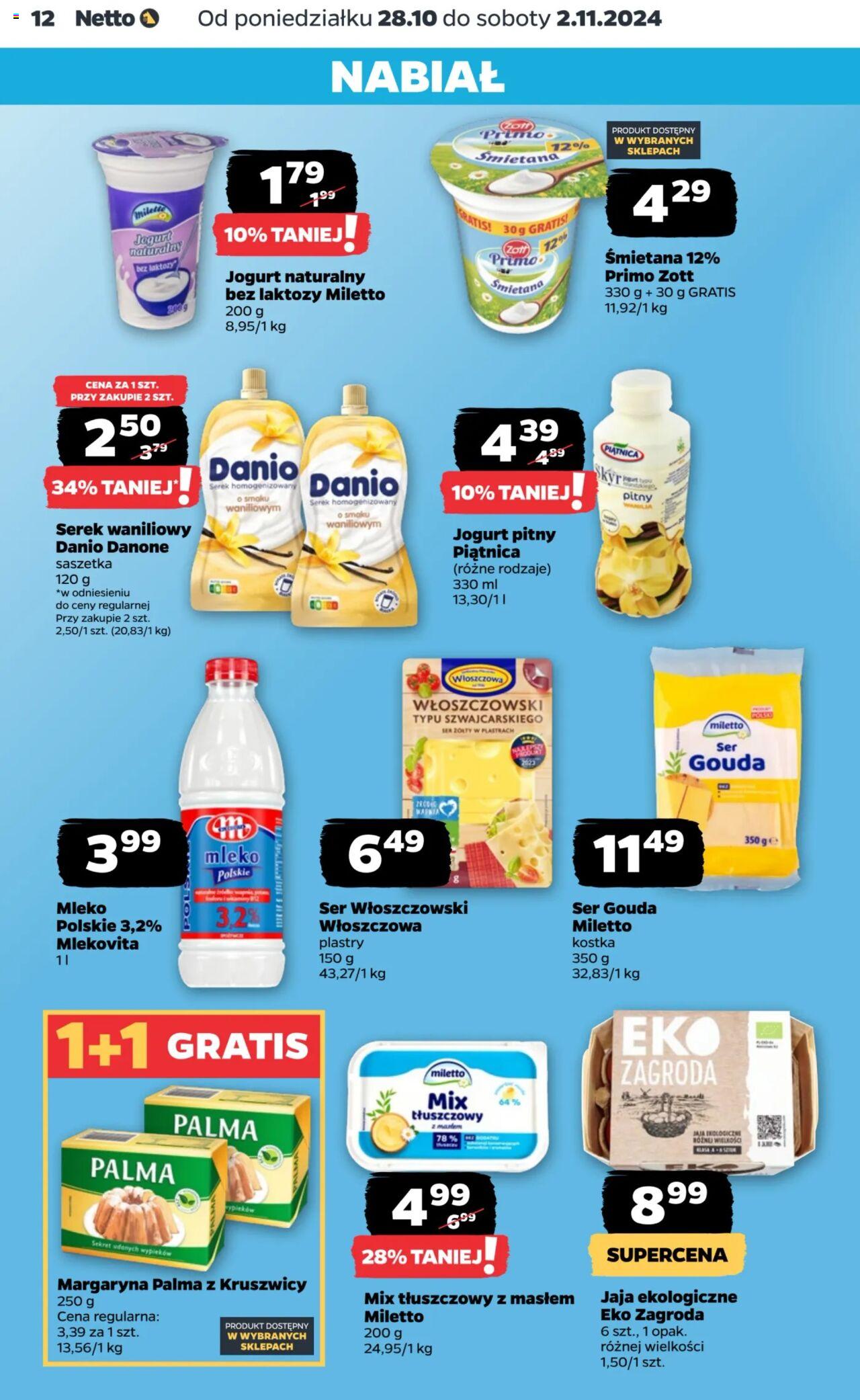 NETTO Gazetka ważna od 28.10.2024 do 02.11.2024 strona 12