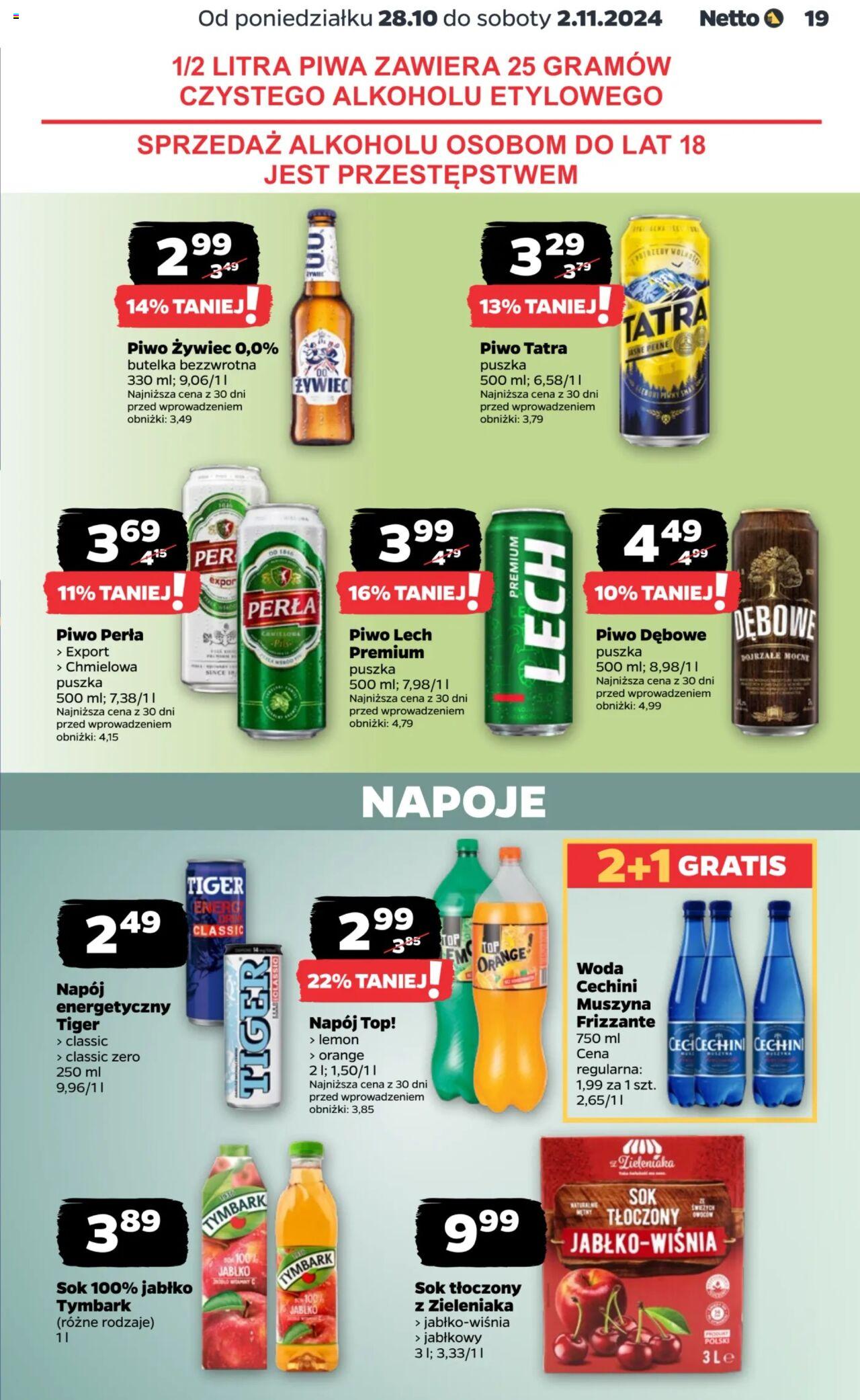 NETTO Gazetka ważna od 28.10.2024 do 02.11.2024 strona 19