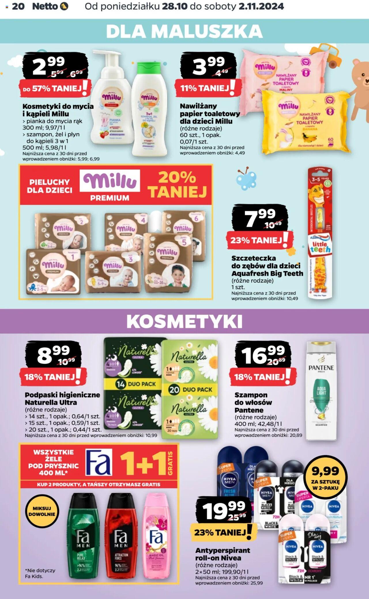 NETTO Gazetka ważna od 28.10.2024 do 02.11.2024 strona 20