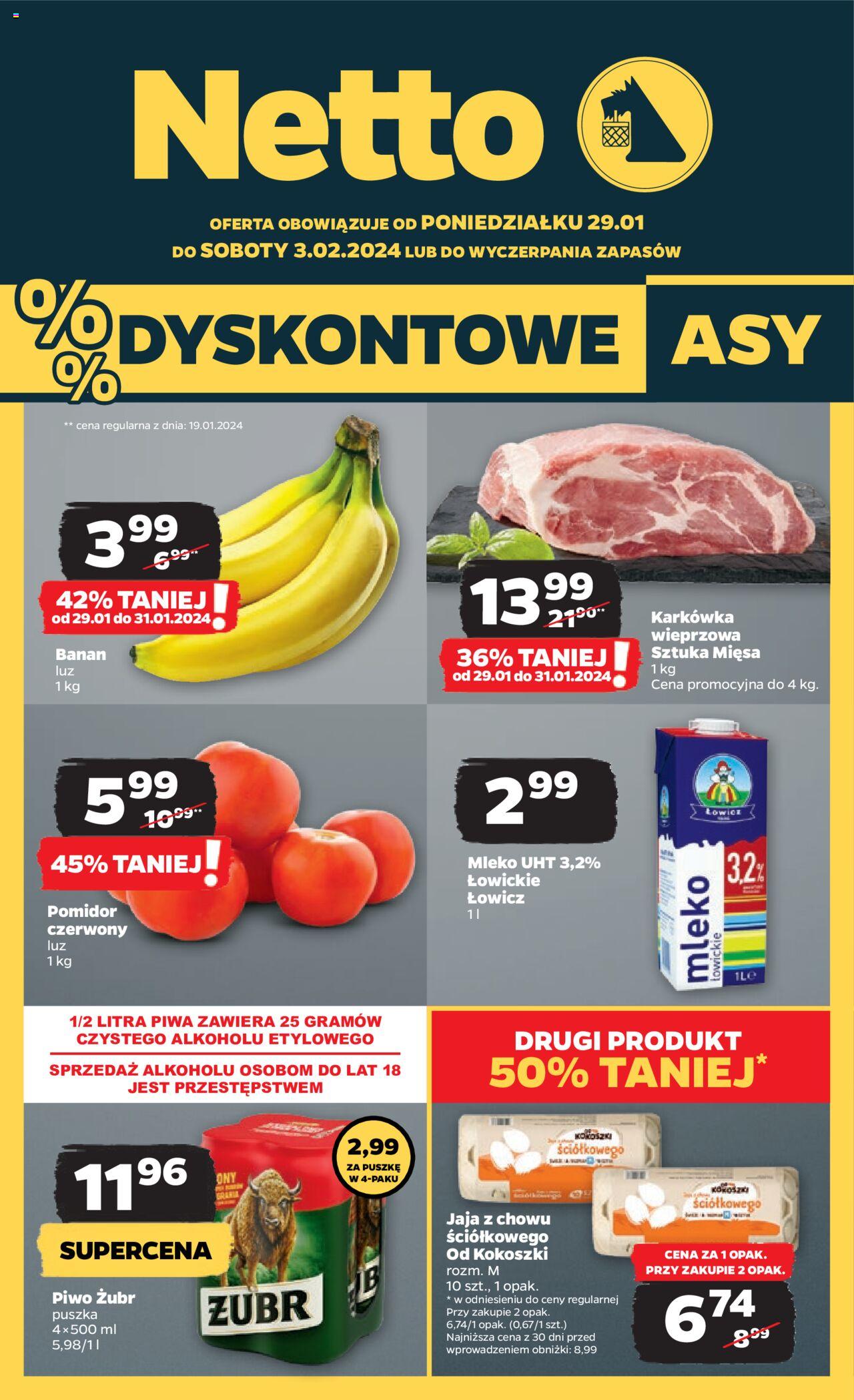 NETTO Gazetka ważna od 29.01.2024 do 03.02.2024 strona 1