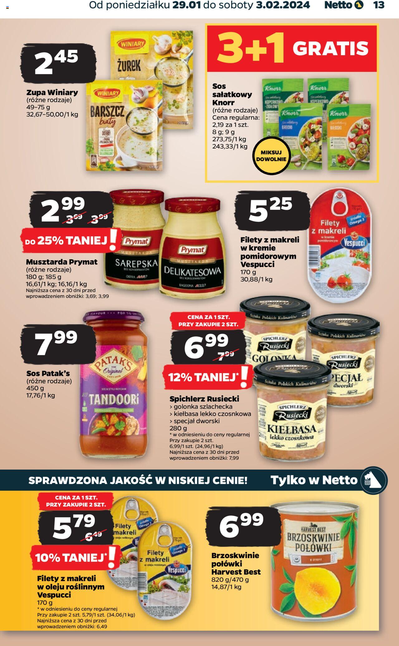 NETTO Gazetka ważna od 29.01.2024 do 03.02.2024 strona 13