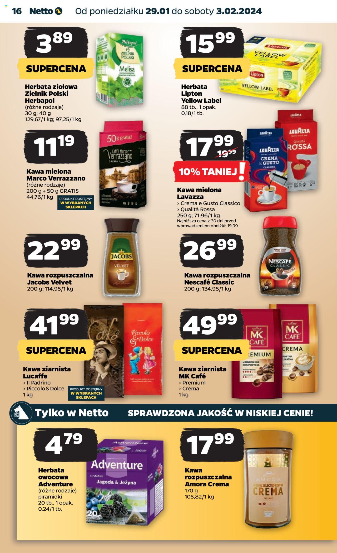 NETTO Gazetka ważna od 29.01.2024 do 03.02.2024 strona 16
