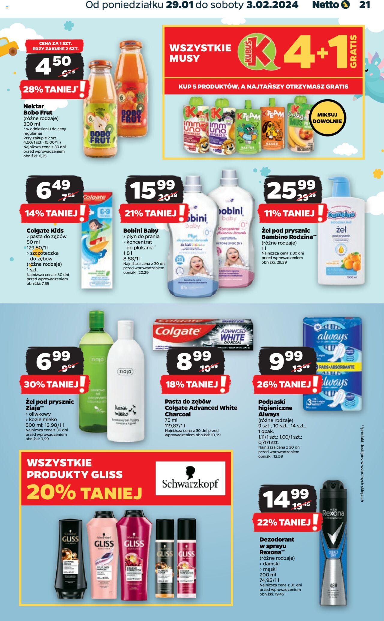 NETTO Gazetka ważna od 29.01.2024 do 03.02.2024 strona 21