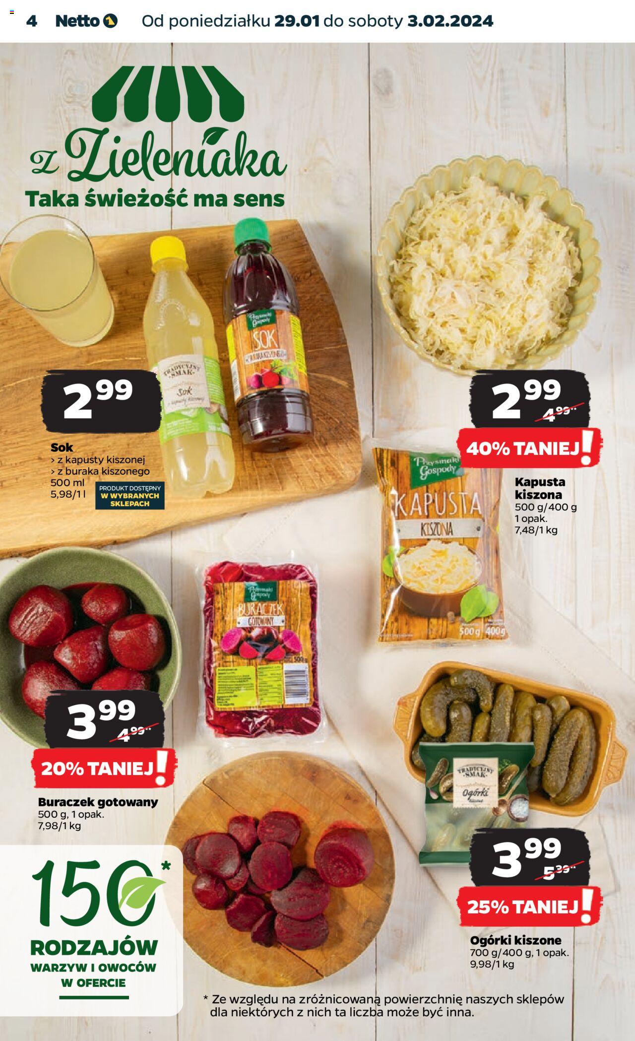 NETTO Gazetka ważna od 29.01.2024 do 03.02.2024 strona 4