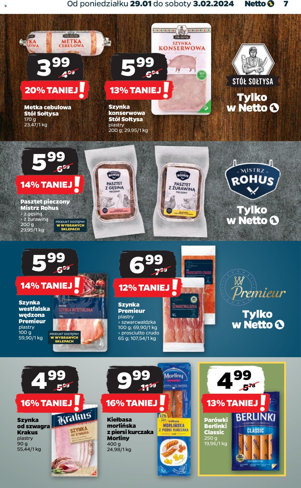 NETTO Gazetka ważna od 29.01.2024 do 03.02.2024 strona 7