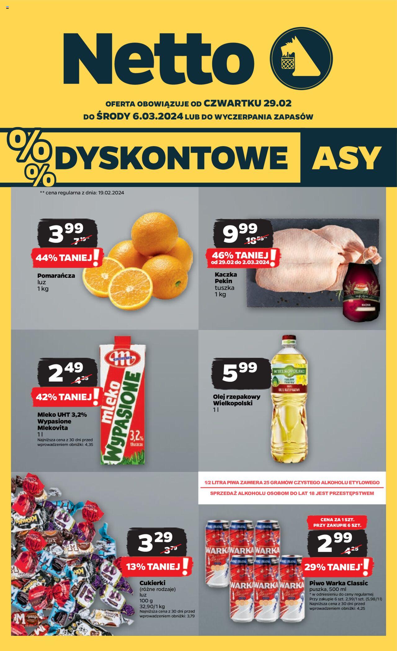 NETTO Gazetka ważna od 29.02.2024 do 06.03.2024 strona 1